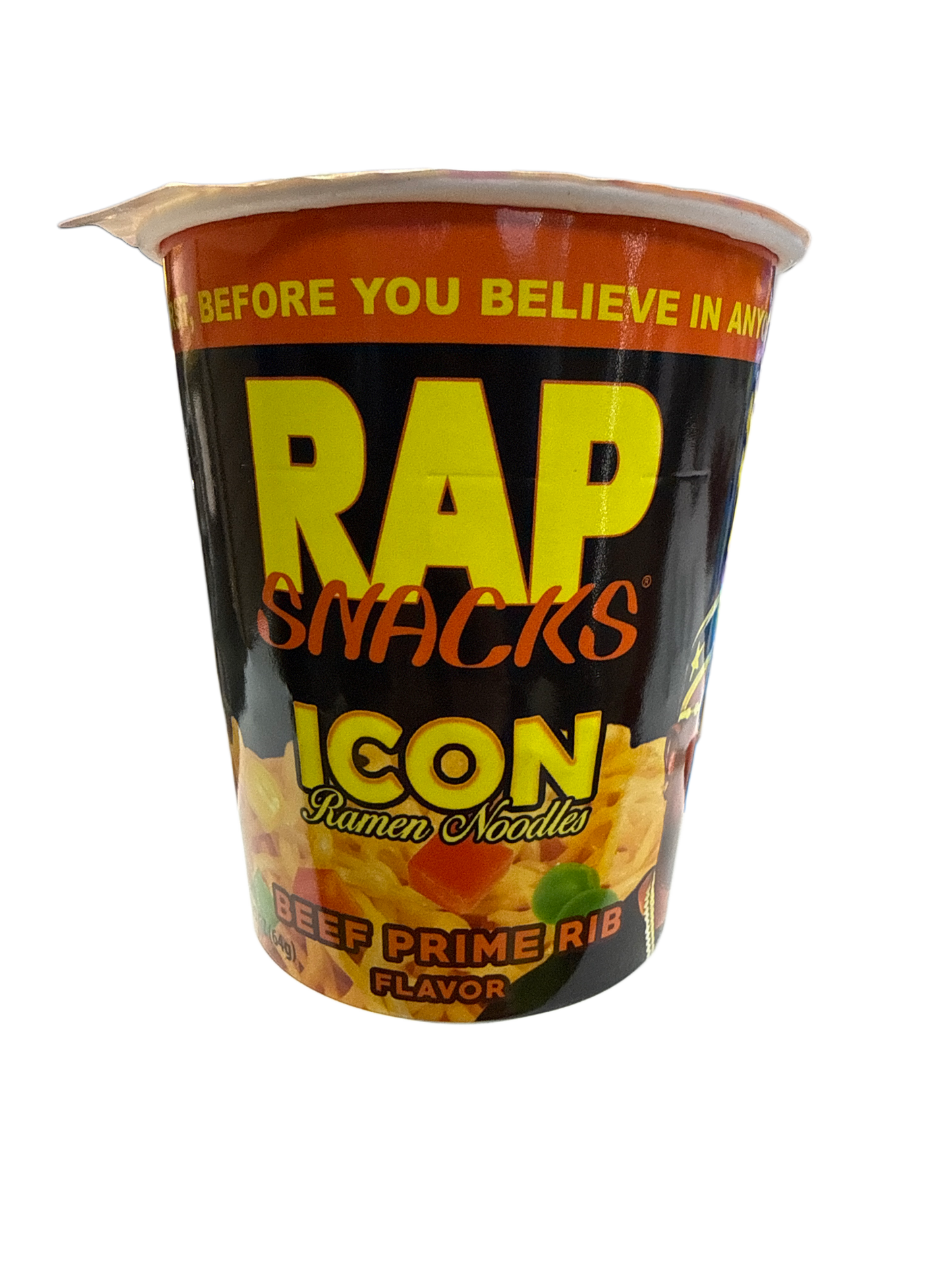 Rap Snacks E-40 Tăiței cu aromă de coaste de vită prime rib 64G - Ediția SUA