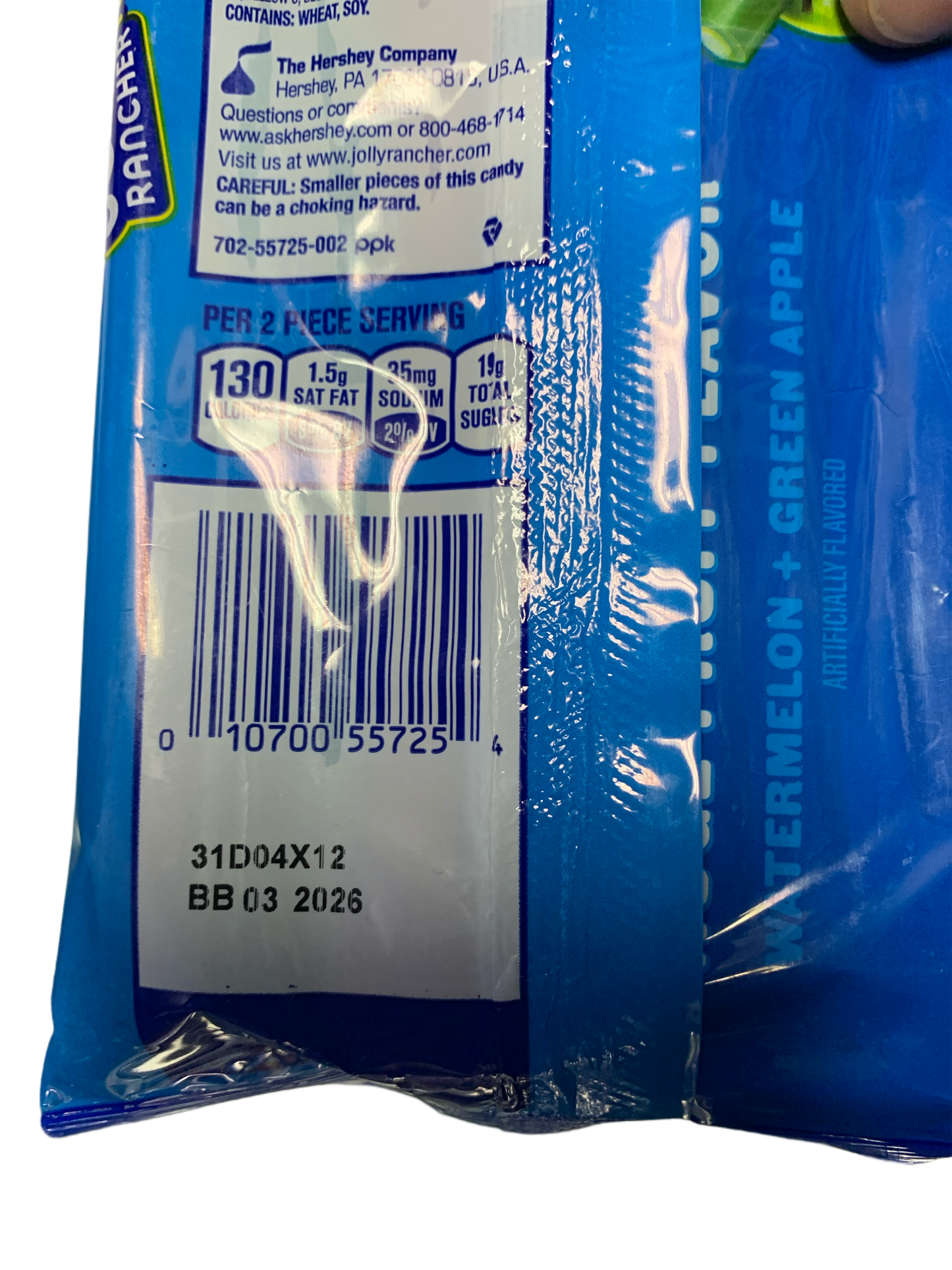 Jolly Rancher Ropes Watermelon + Green Apple 283G - U.S Edition
