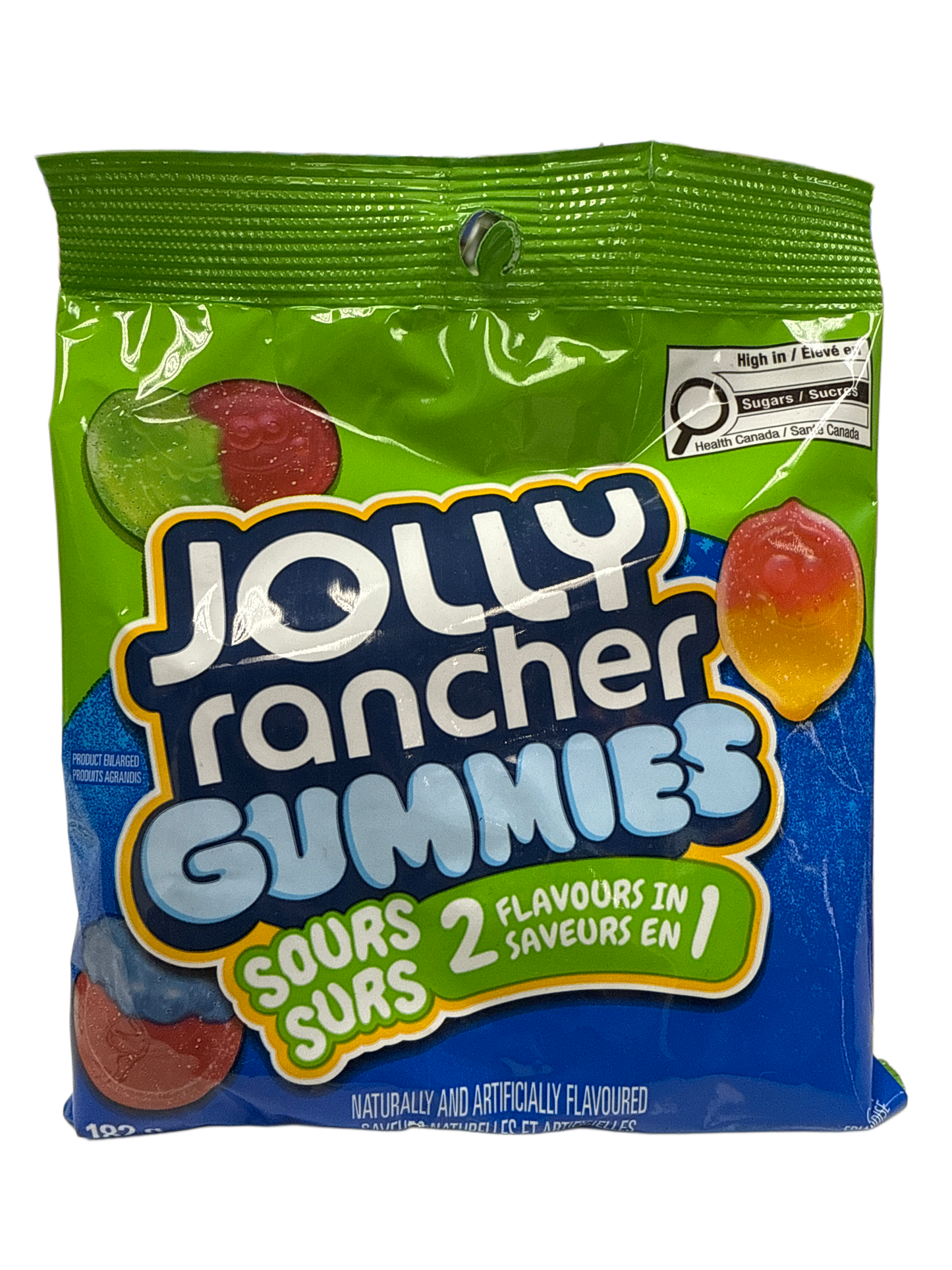Jolly Rancher Gummies Sauer 2 In 1 Geschmack 182G - Kanadische Ausgabe
