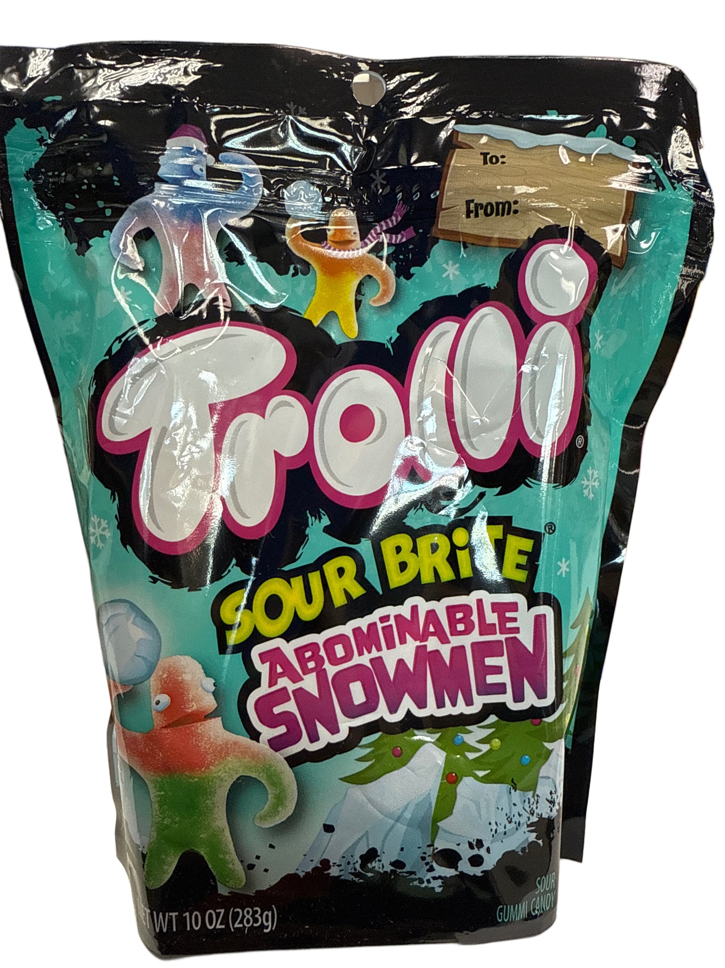 Trolli Sour Brite Christmas Abominable Snowmen Candy 283G - U.S Edition