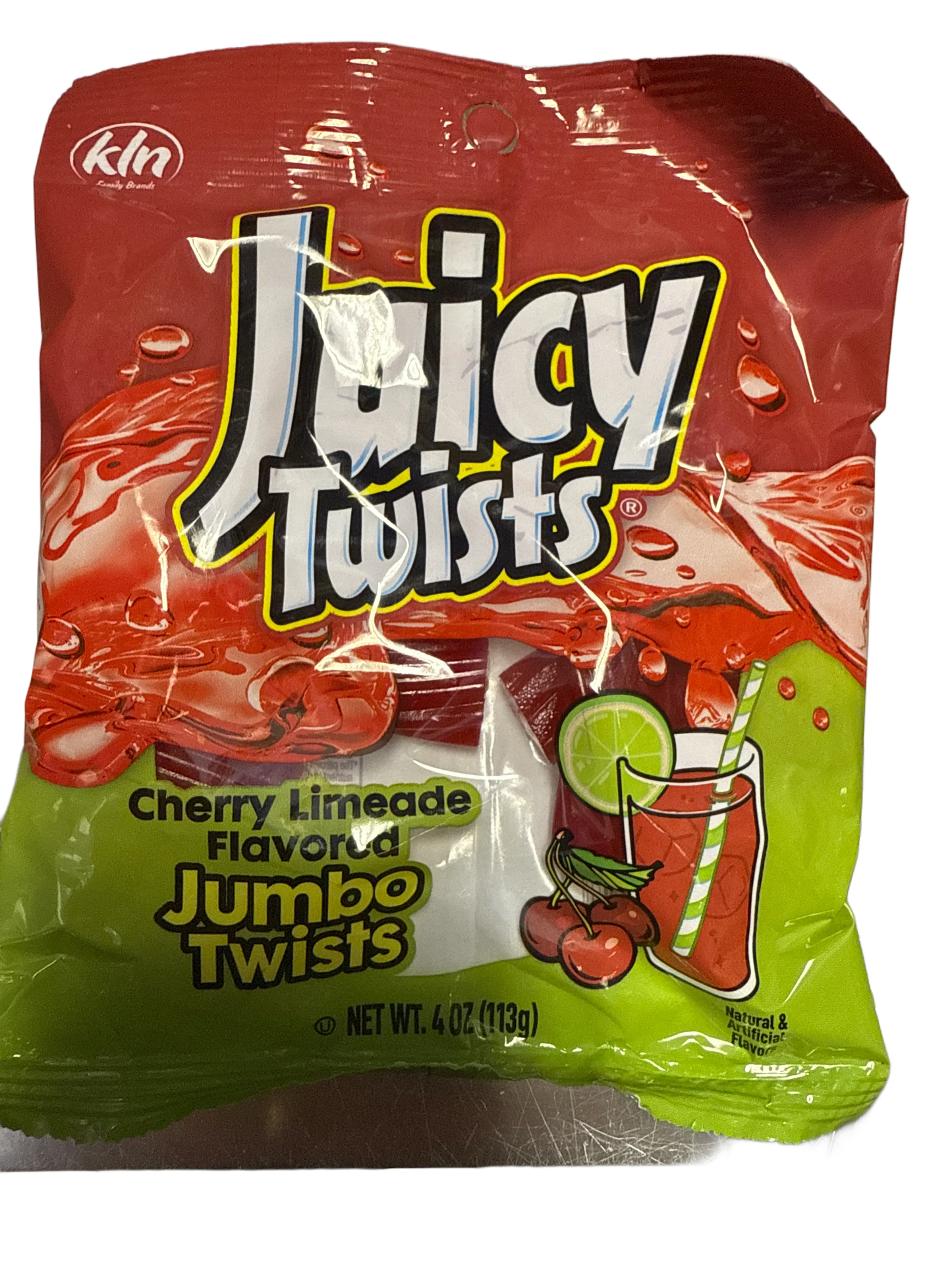 Juicy Twists Cherry Limeade Flavour Candy 113G - U.S Edition