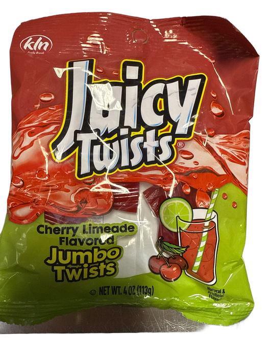Juicy Twists Cherry Limeade Flavour Candy 113G - U.S Edition