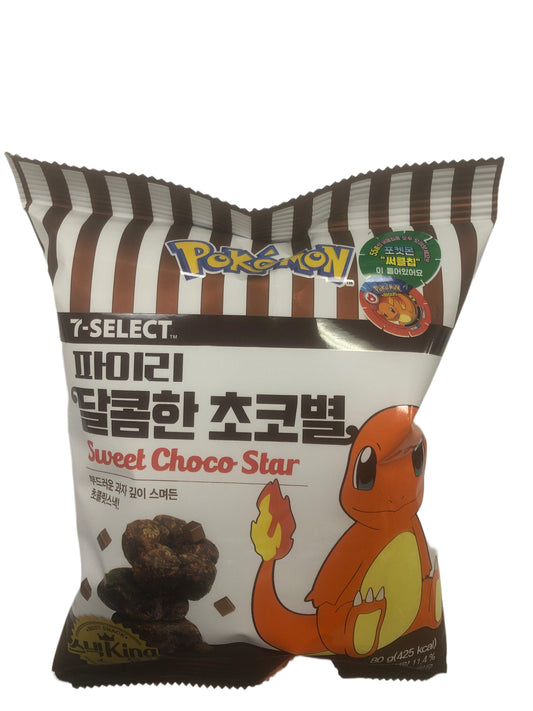 7-Select - Charmander's Sweet Choco Star - 80g (Korea) - Extreme Snacks