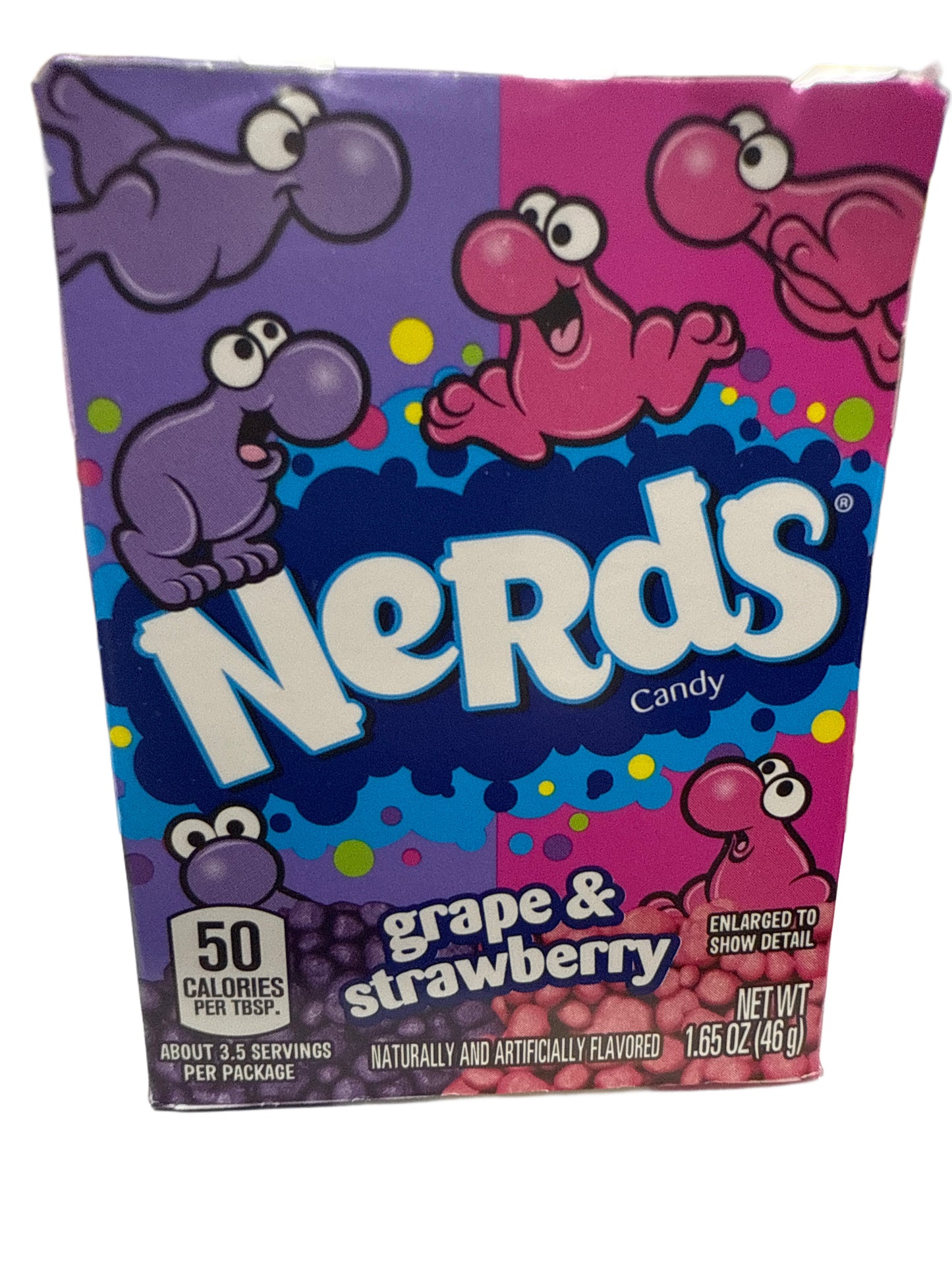 Nerds Grape And Strawberry Candy Box 46G - U.S Edition