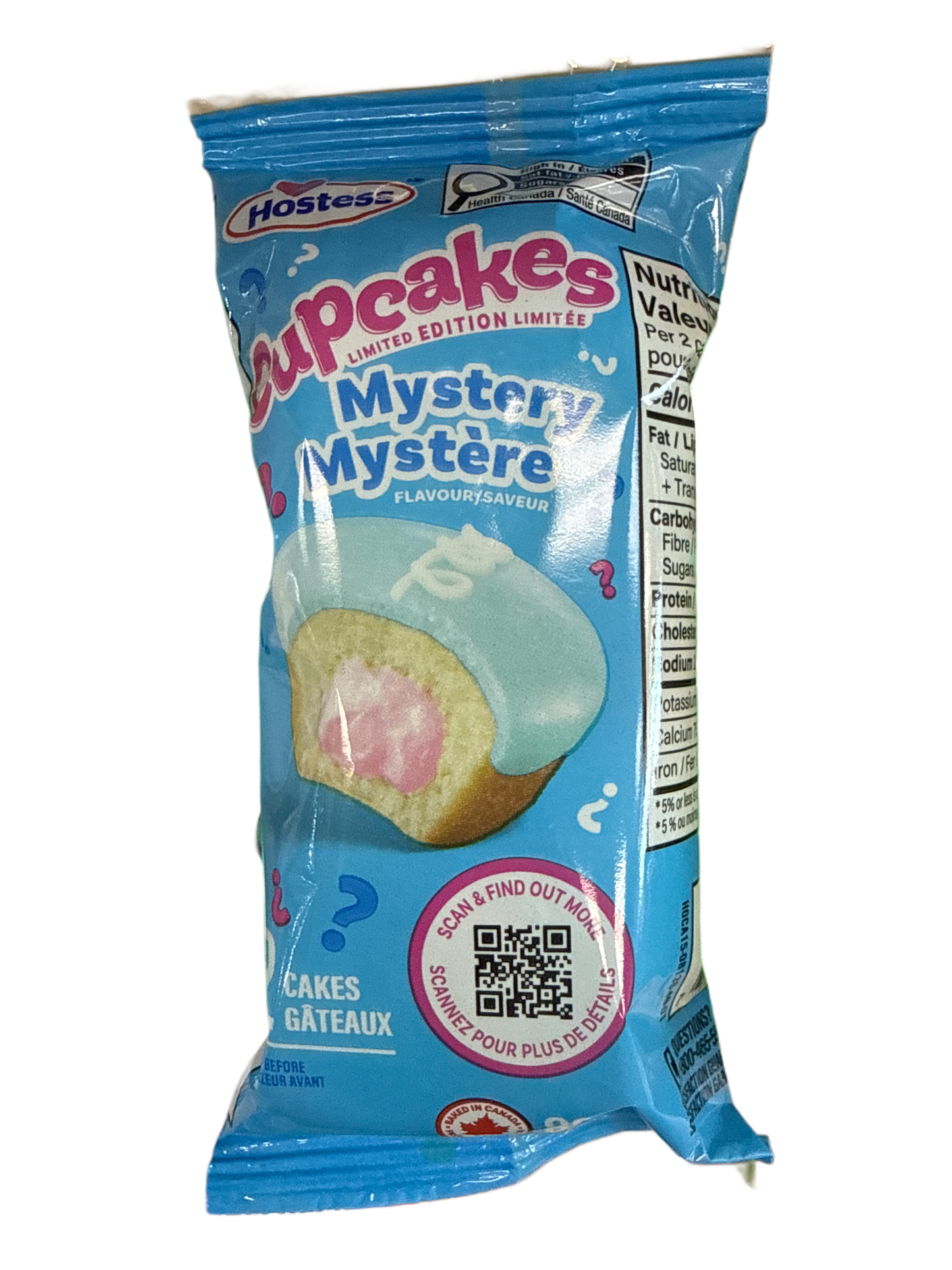 Hostess Mystery Flavoured Cupcakes 80G - Canadian Edition