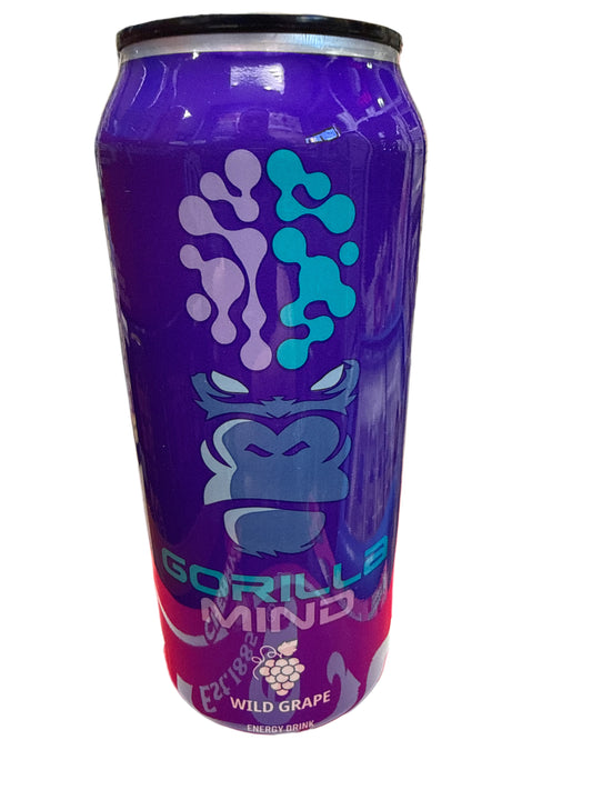 Gorilla Minds Wild Grape Energy Drink 473ML - International Edition