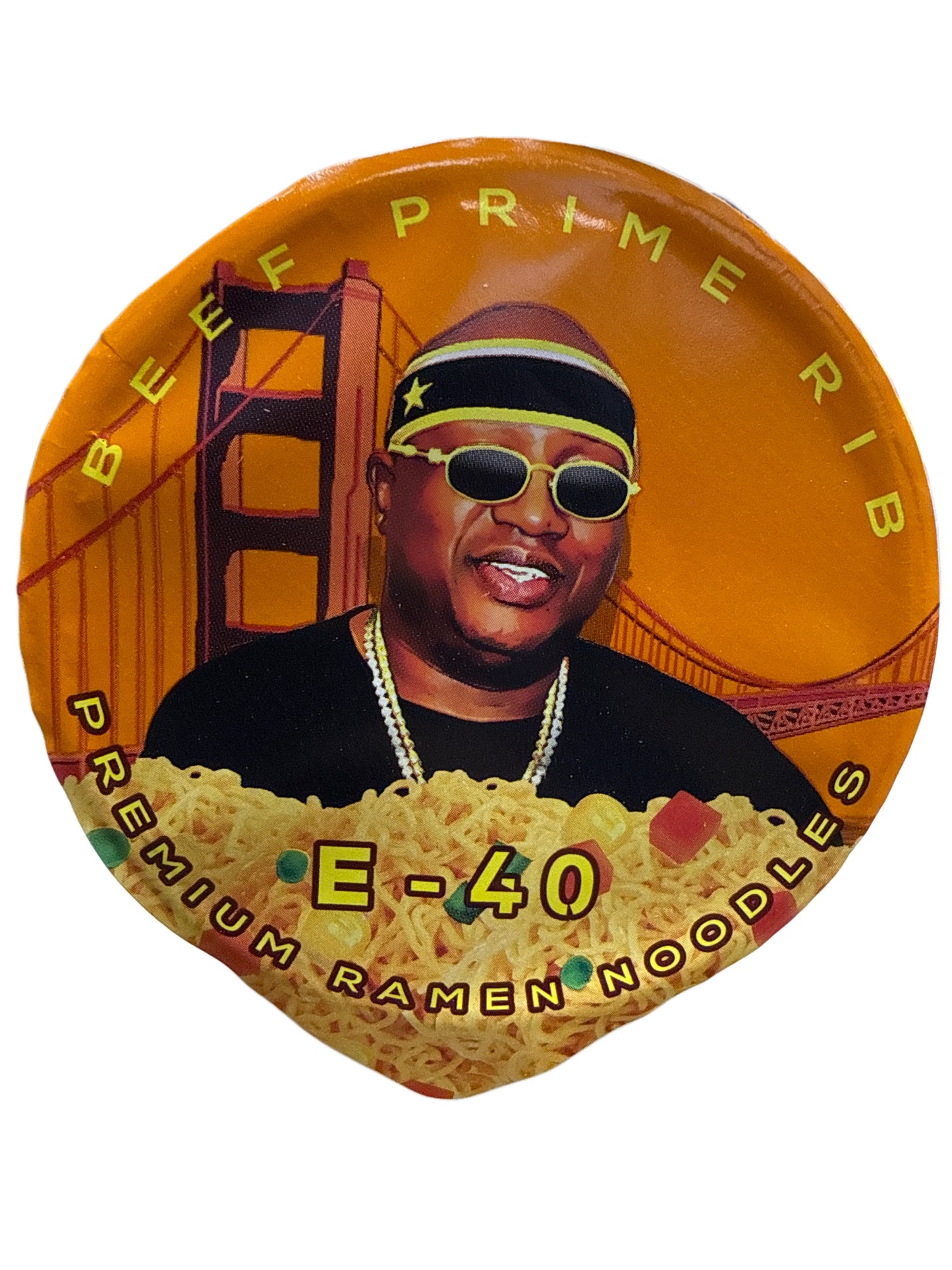 Rap Snacks E-40 Tăiței cu aromă de coaste de vită prime rib 64G - Ediția SUA