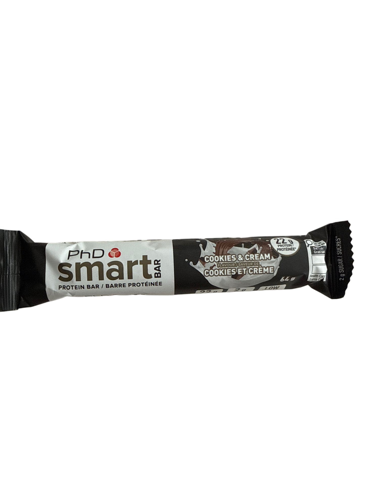 PhD Smart 22 Gram Cookies And Cream Protein Bar 64G - U.K Edition
