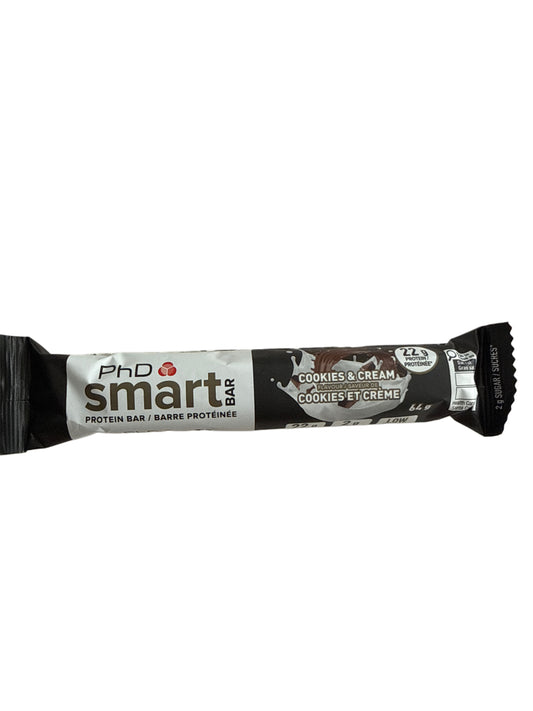 PhD Smart 22 Gram Cookies And Cream Protein Bar 64G - U.K Edition