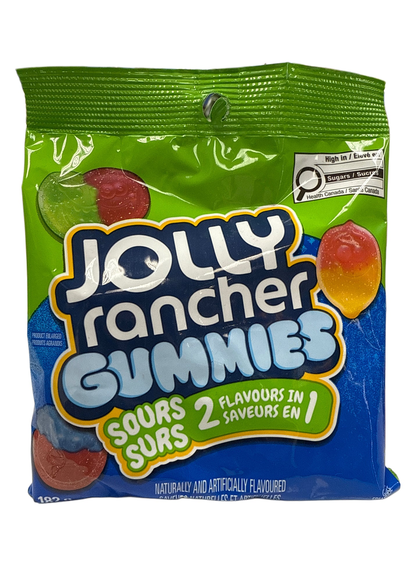 Jolly Rancher Gummies Sauer 2 In 1 Geschmack 182G - Kanadische Ausgabe
