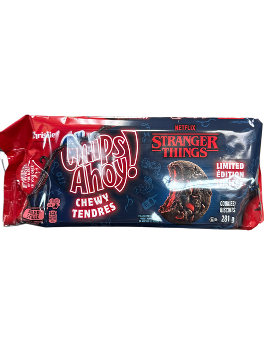 Chips Ahoy Chewy Limited Edition Stranger Things Cookies 281G - Canadian Edition