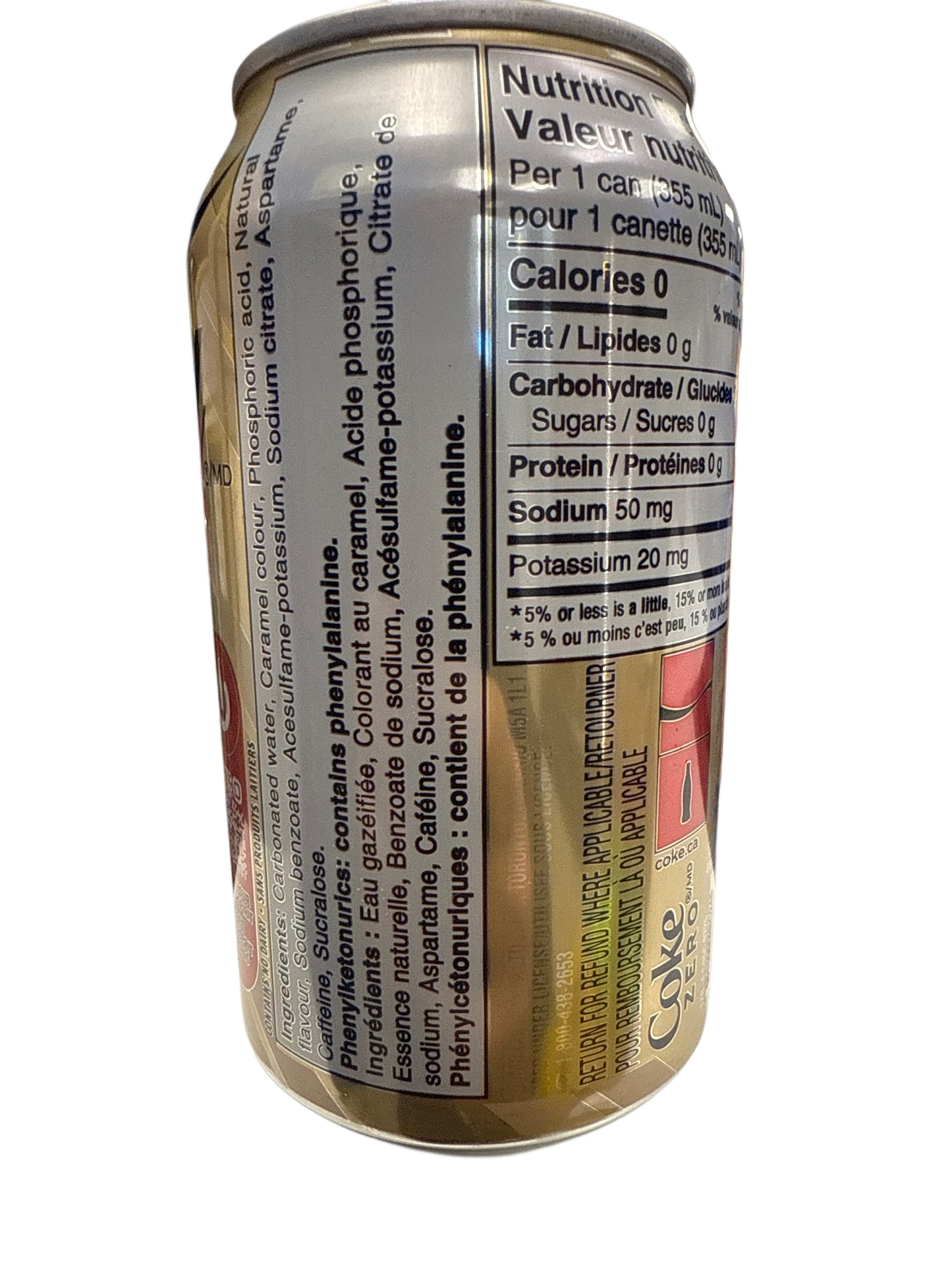 Coca Cola Feiertag Weihnachten Zero Zucker Cremige Vanille Dose 355ML - Kanadische Ausgabe