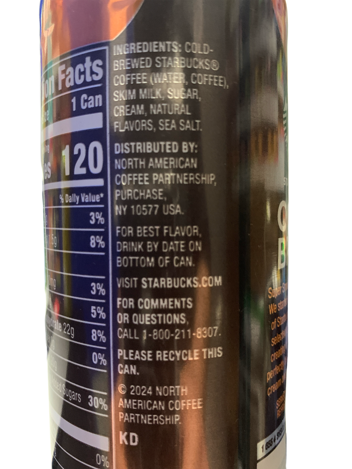 Starbucks Cold Brew Salted Caramel Cream 325ML - U.S Edition