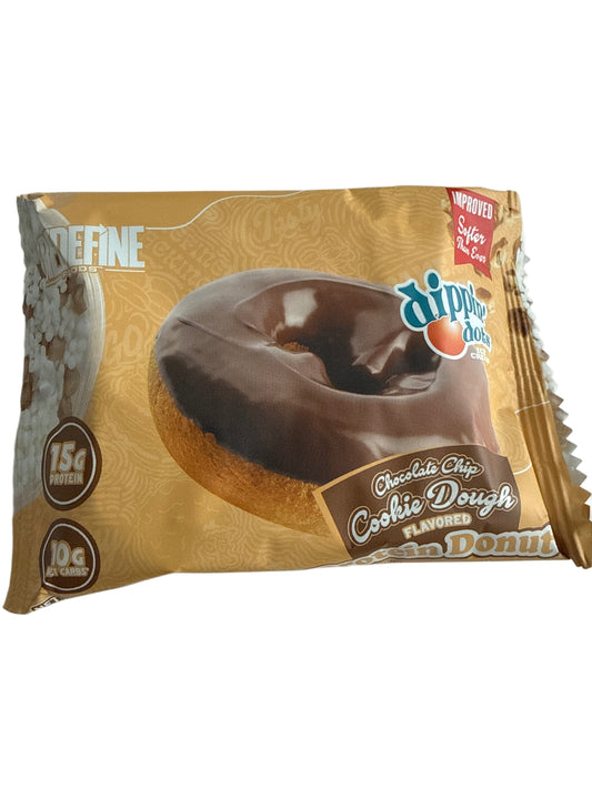 Dippin Dots 15 Gram Chocolate Chip Cookie Protein Donut 75G - U.S Edition