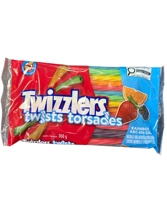 Twizzlers Rainbow Twists 350G - Canadian Edition