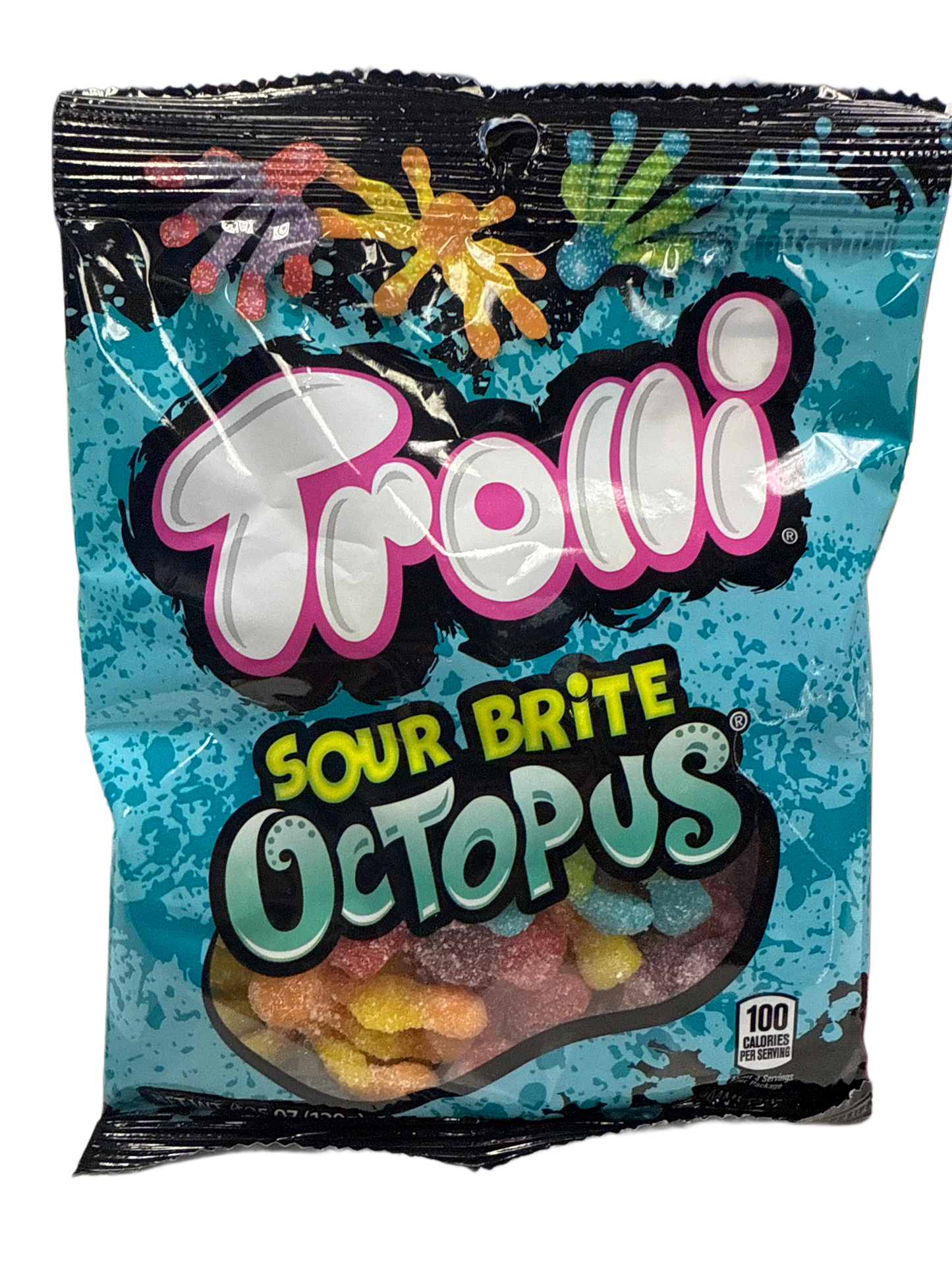 Trolli Sour Brite Octopus Gummy Candy 120G - U.S Edition