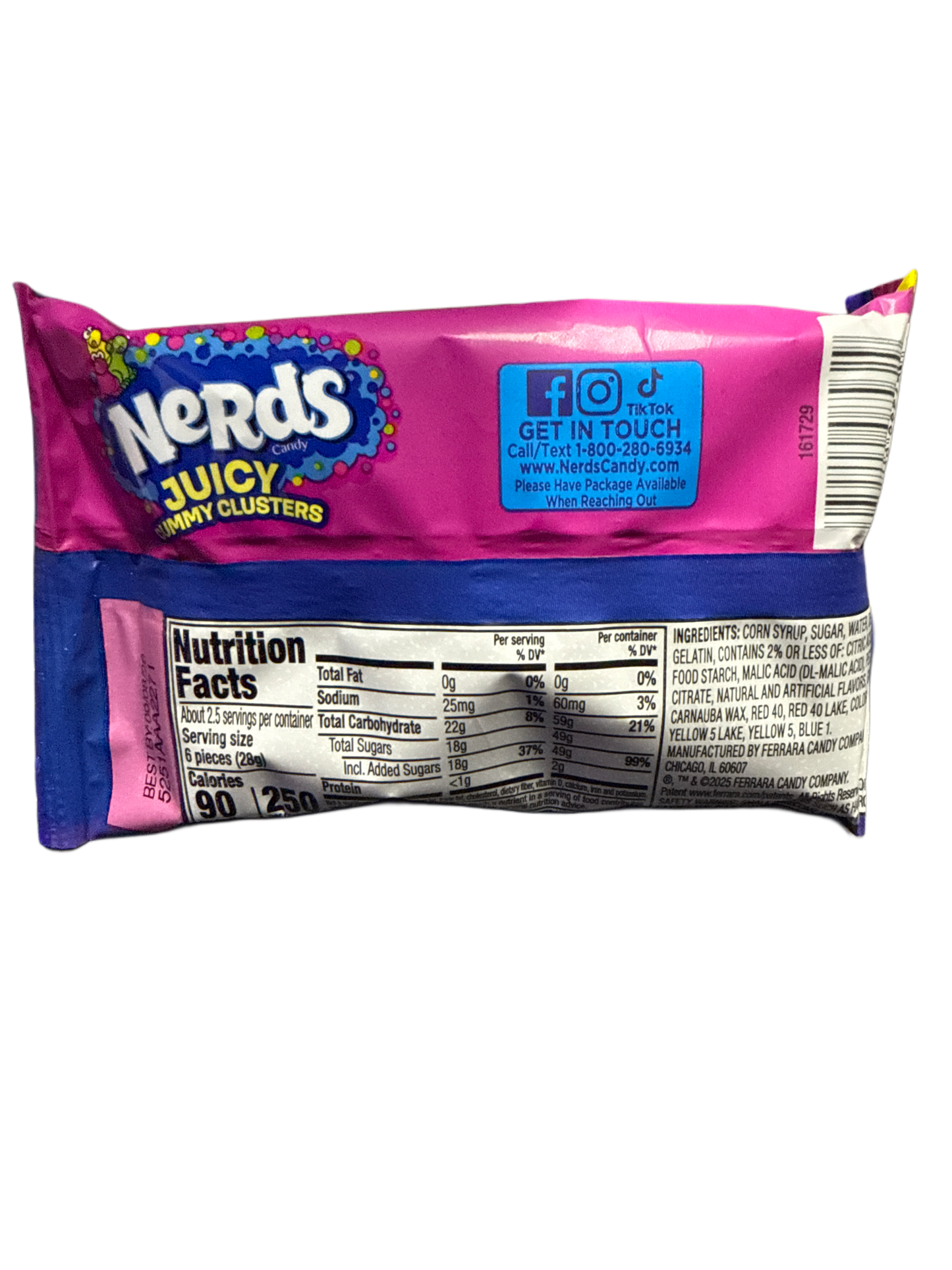 Nerds Juicy Gummy Clusters 75G - U.S Edition