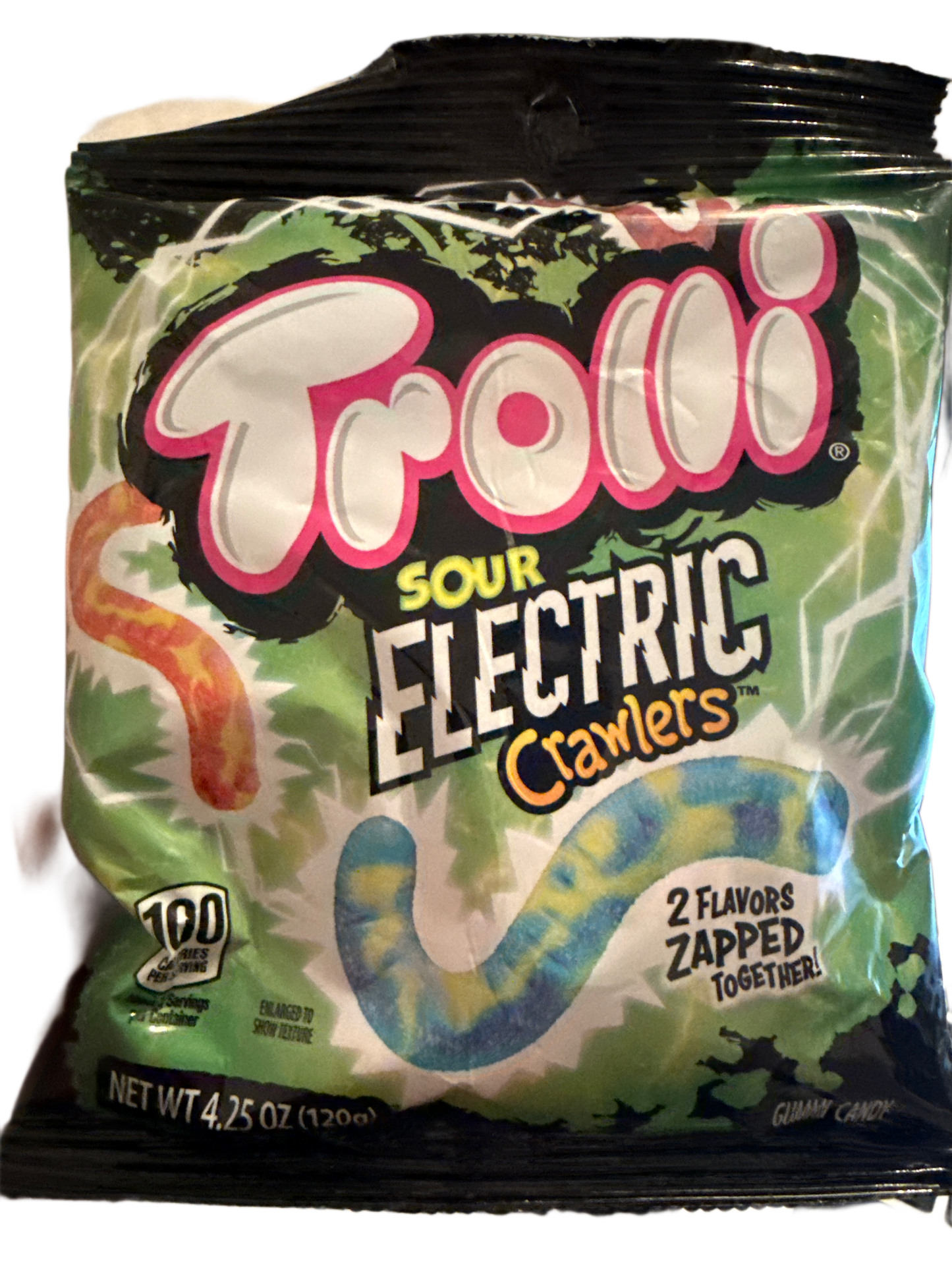 Trolli Saure Elektrische Krabbeltiere Weingummi 120G - US-Ausgabe