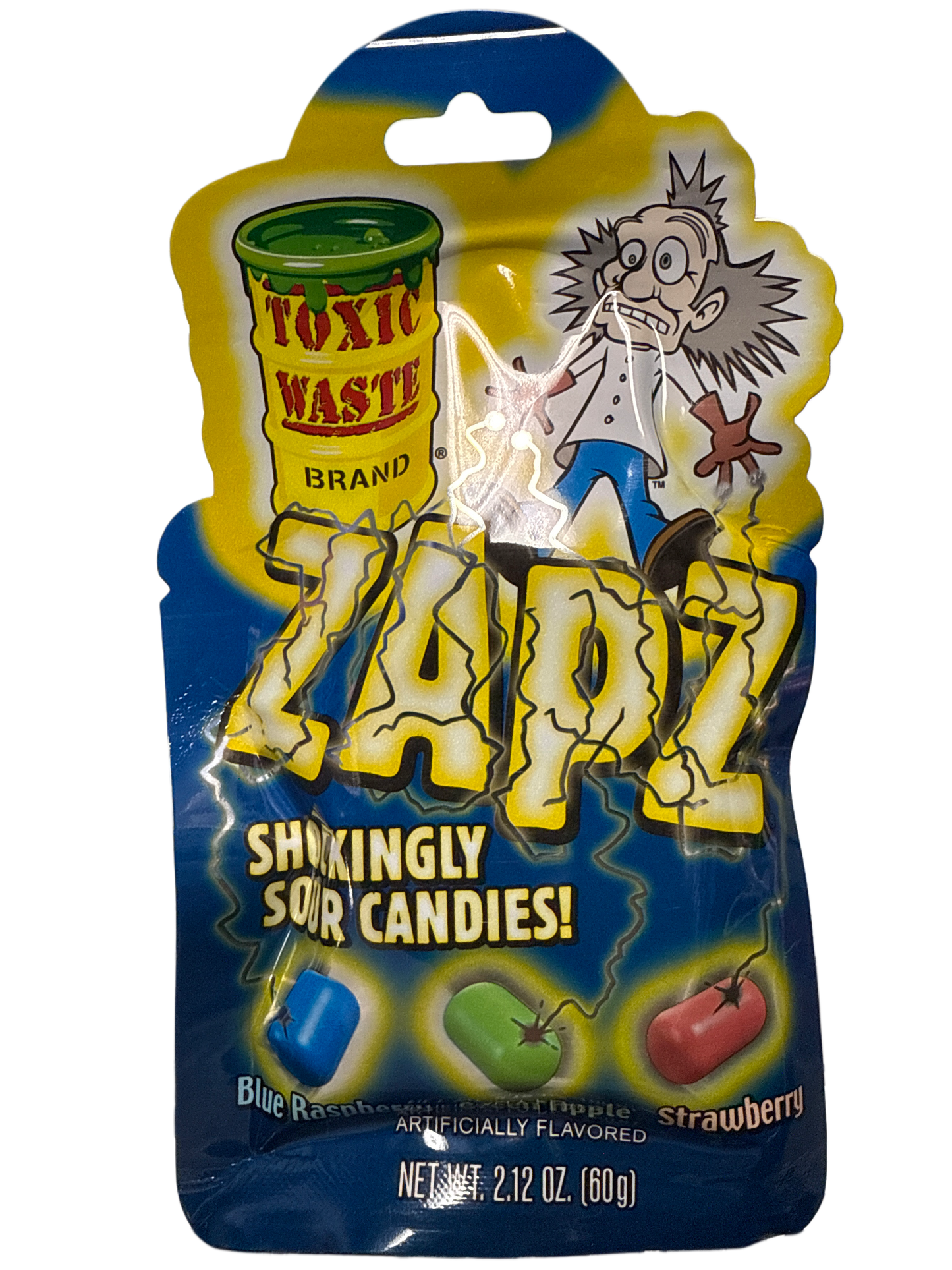 Toxic Waste Zapz Shockingly Sour Candies 60G - U.S Edition