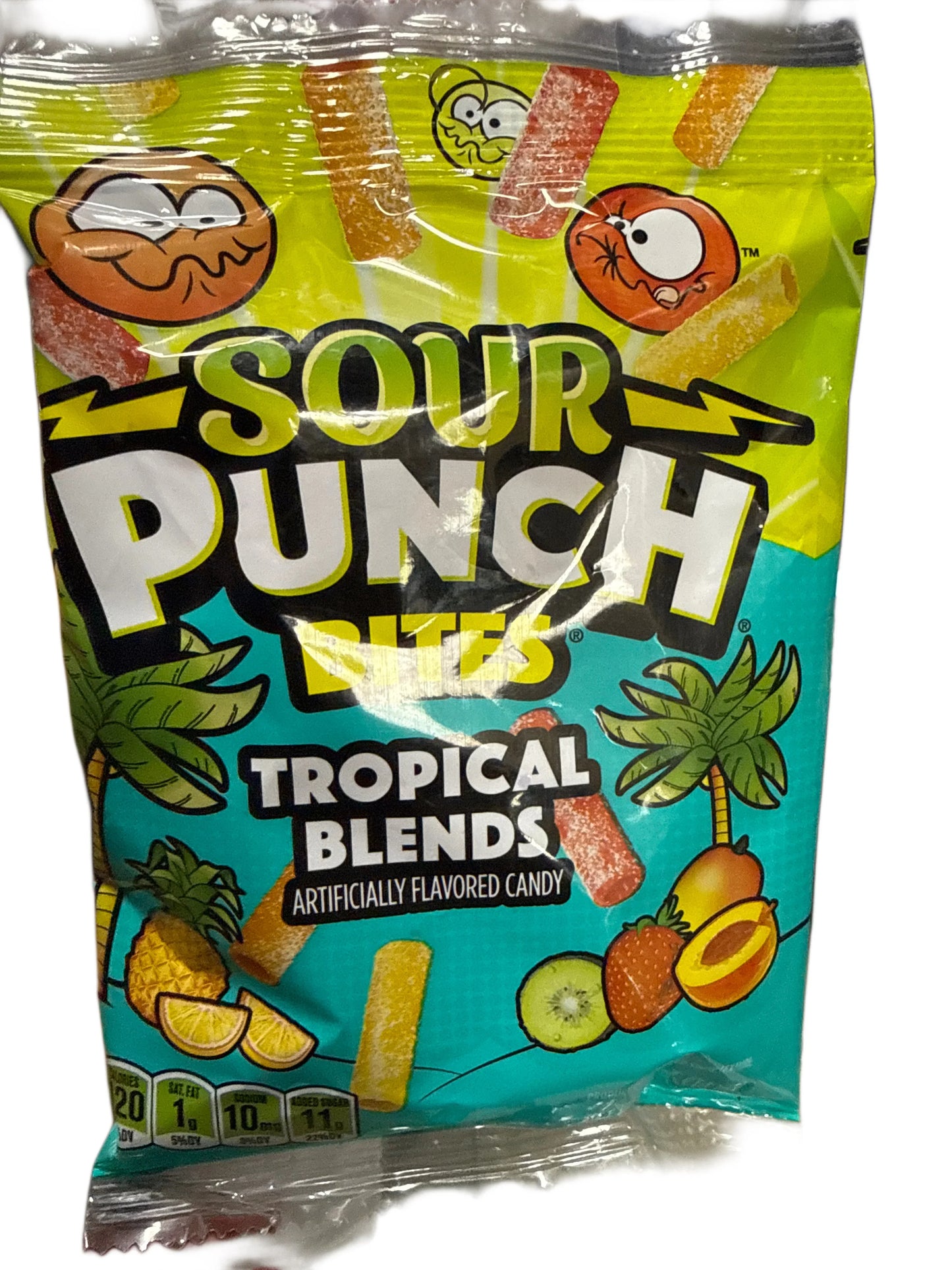 Sour Punch Bites Miscela Tropicale 142G - Edizione USA