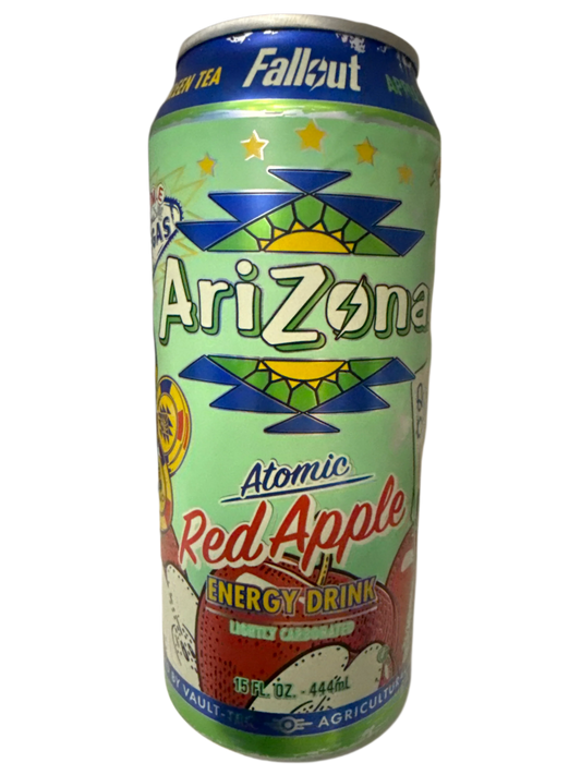 Arizona Limited Edition Fallout Atomic Red Apple Energy Drink 444ML - International Edition