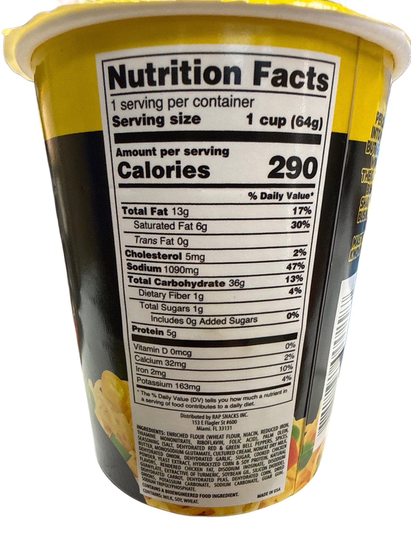 Rap Snacks Master Ps Noodles Blasta Le Bhlas Cíche Uachtaracha Gumbo 64G - Eagrán SAM