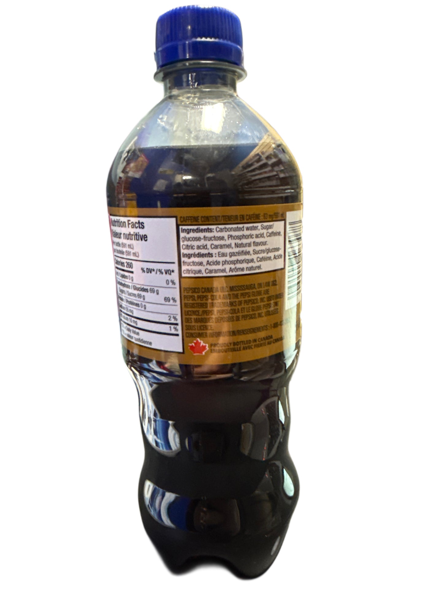 Botella de Cola con Sabor a Arce Pepsi 591ML - Edición Canadiense