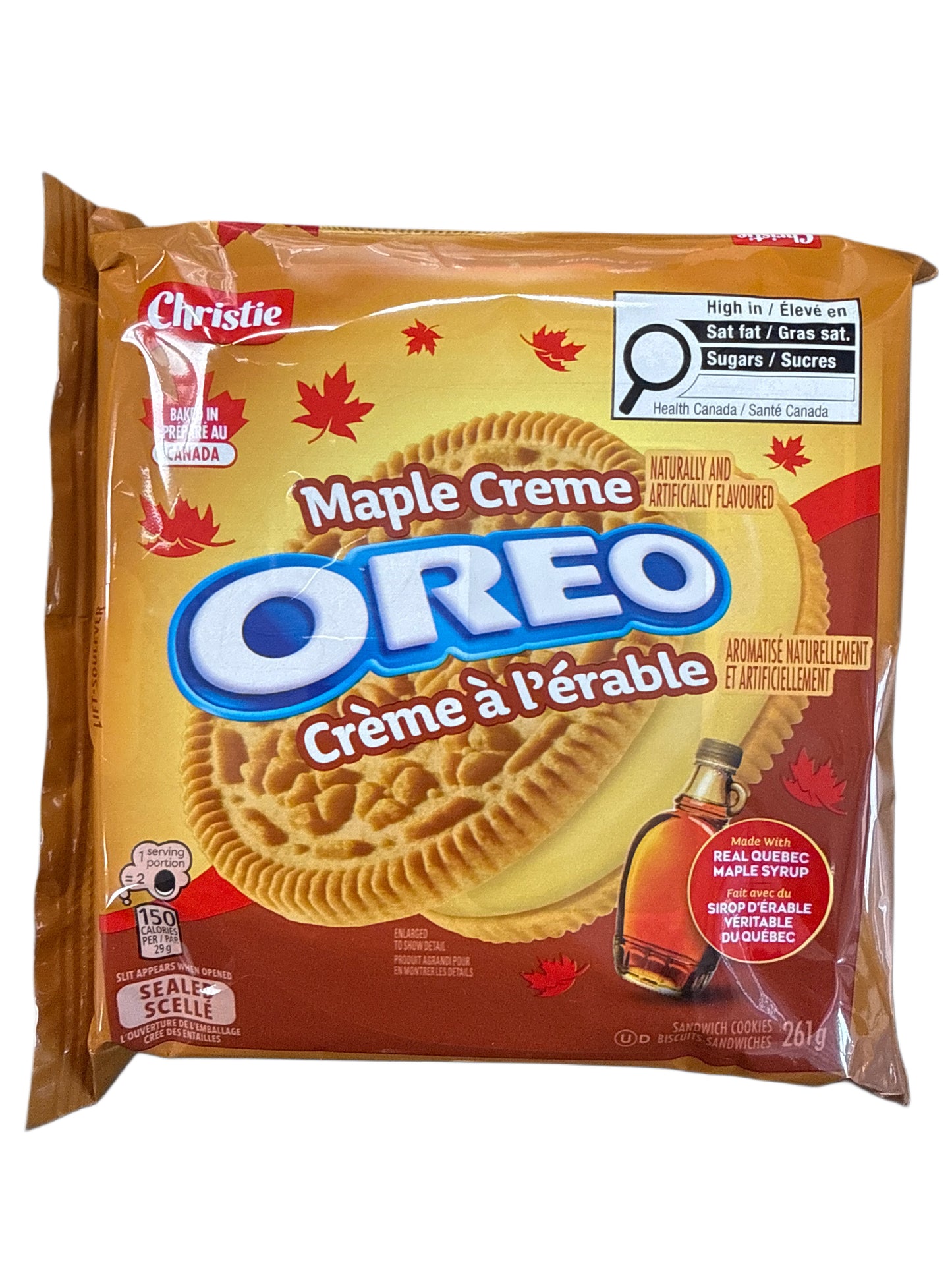 Oreo Maple Creme Quebec Limited Edition 261G - Canadian Edition