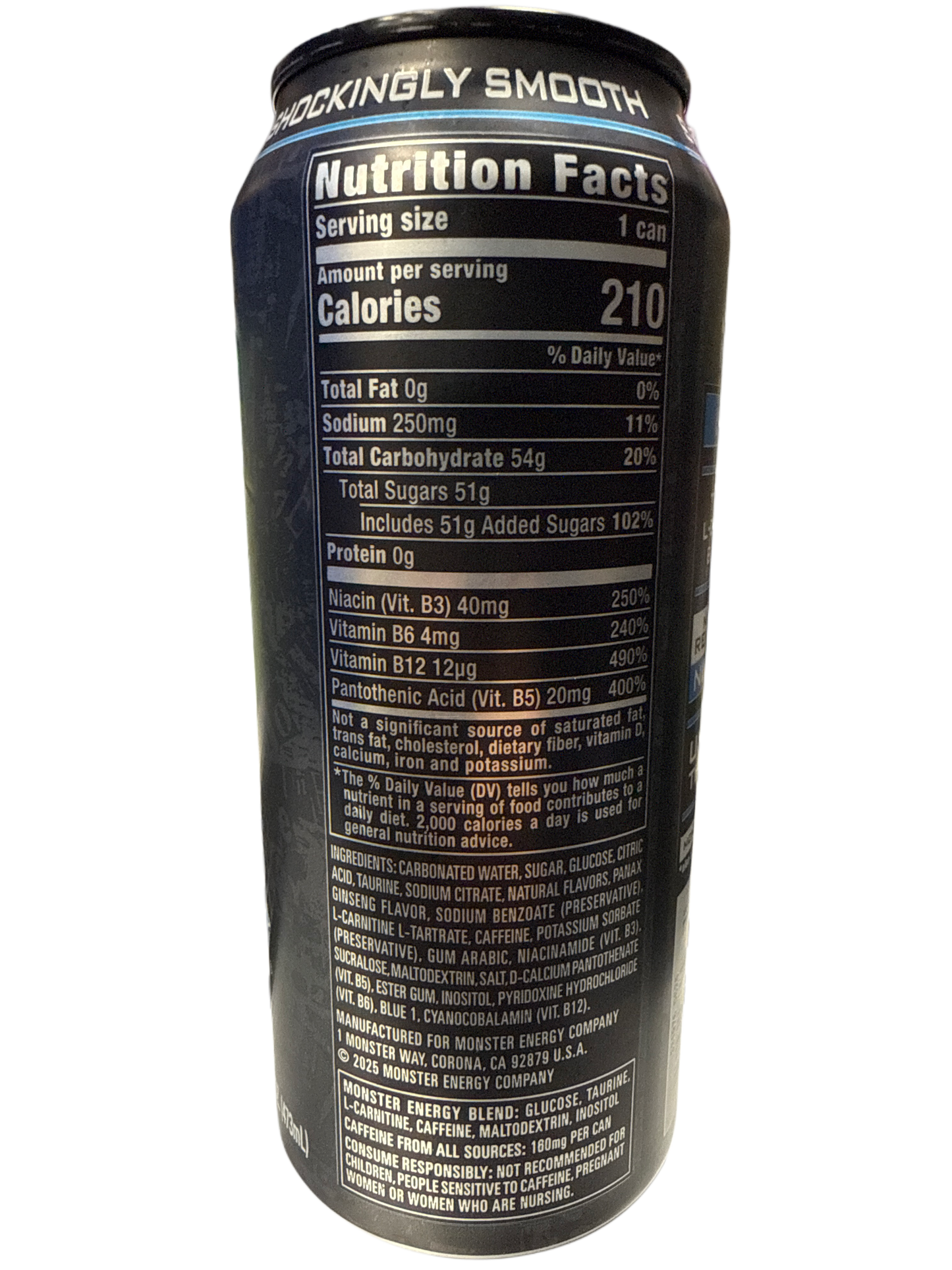 Monster Energy Aromă Electric Blue 473ML - Ediție SUA