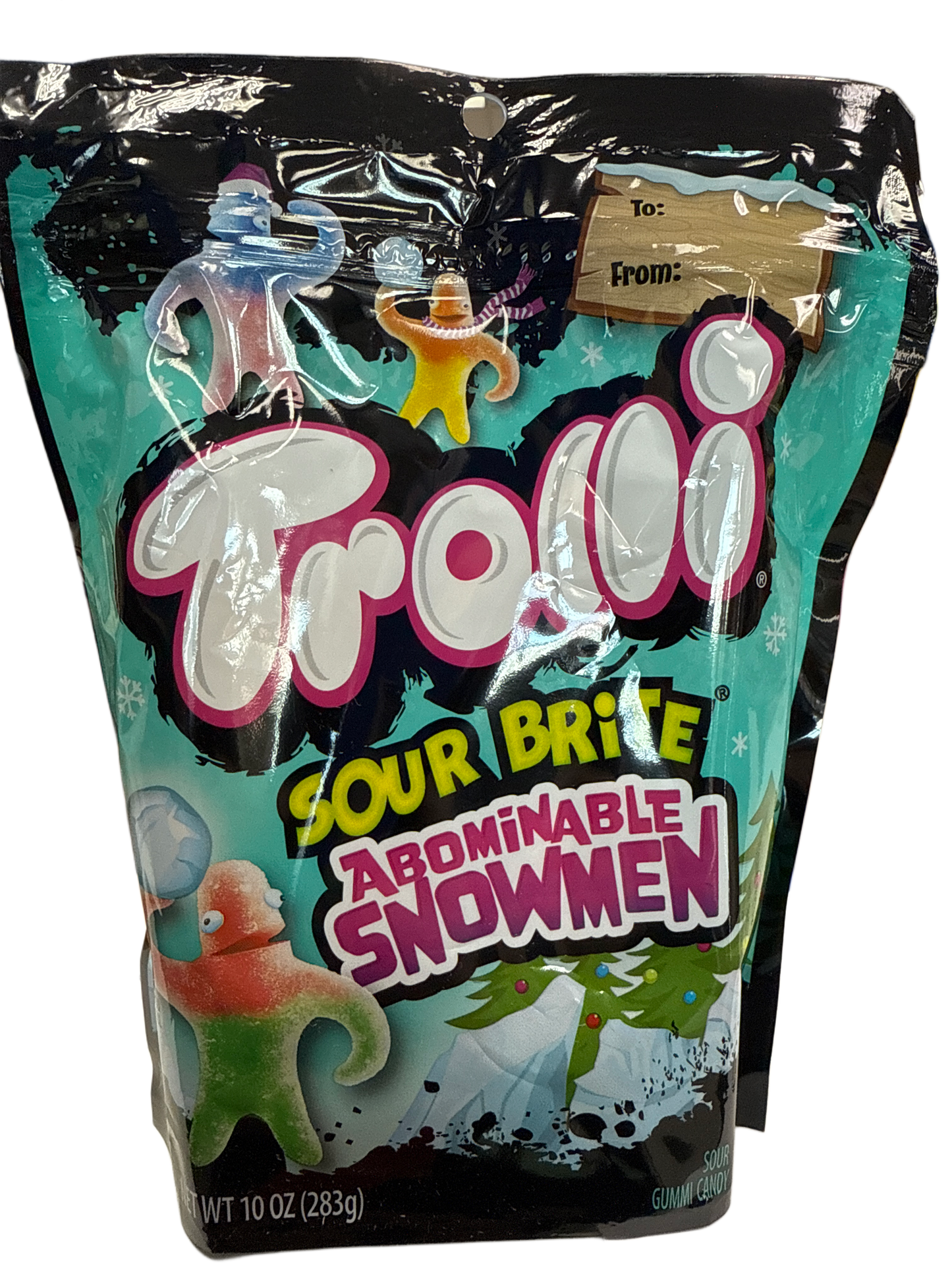 Trolli Sour Brite Christmas Abominable Snowmen Candy 283G - U.S Edition