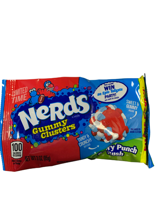 Nerds Gummy Clusters Berry Punch Rush Share Pack 30G - U.S Edition