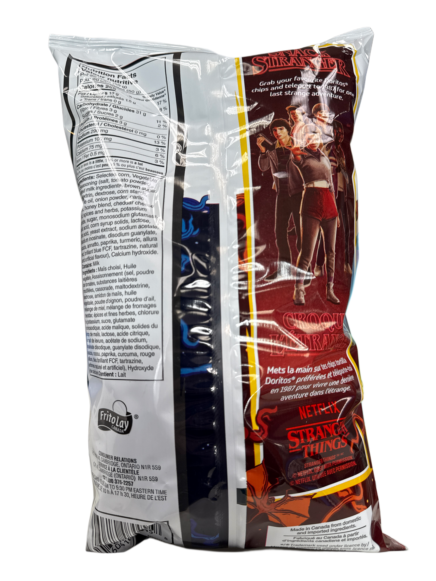 Doritos Collisions Limited Edition Stranger Things Pizza und Cool Ranch Geschmack 210G - Kanadische Ausgabe