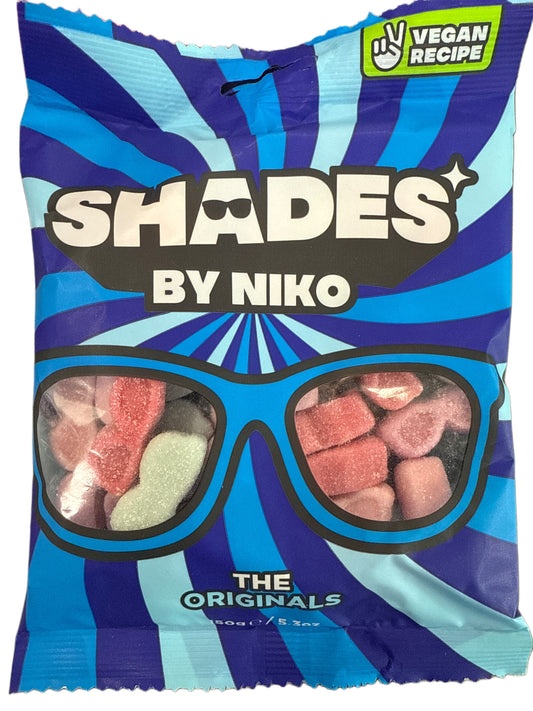 Shades By Niko Les Originaux Bonbons Mâchables 150G - Édition Royaume-Uni