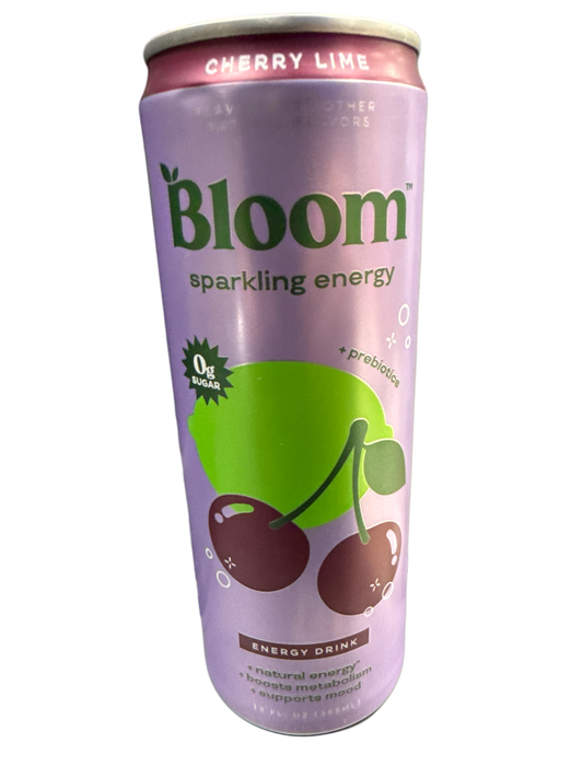 Bloom Cherry Lime Sparkling Energy 355ML - U.S Edition