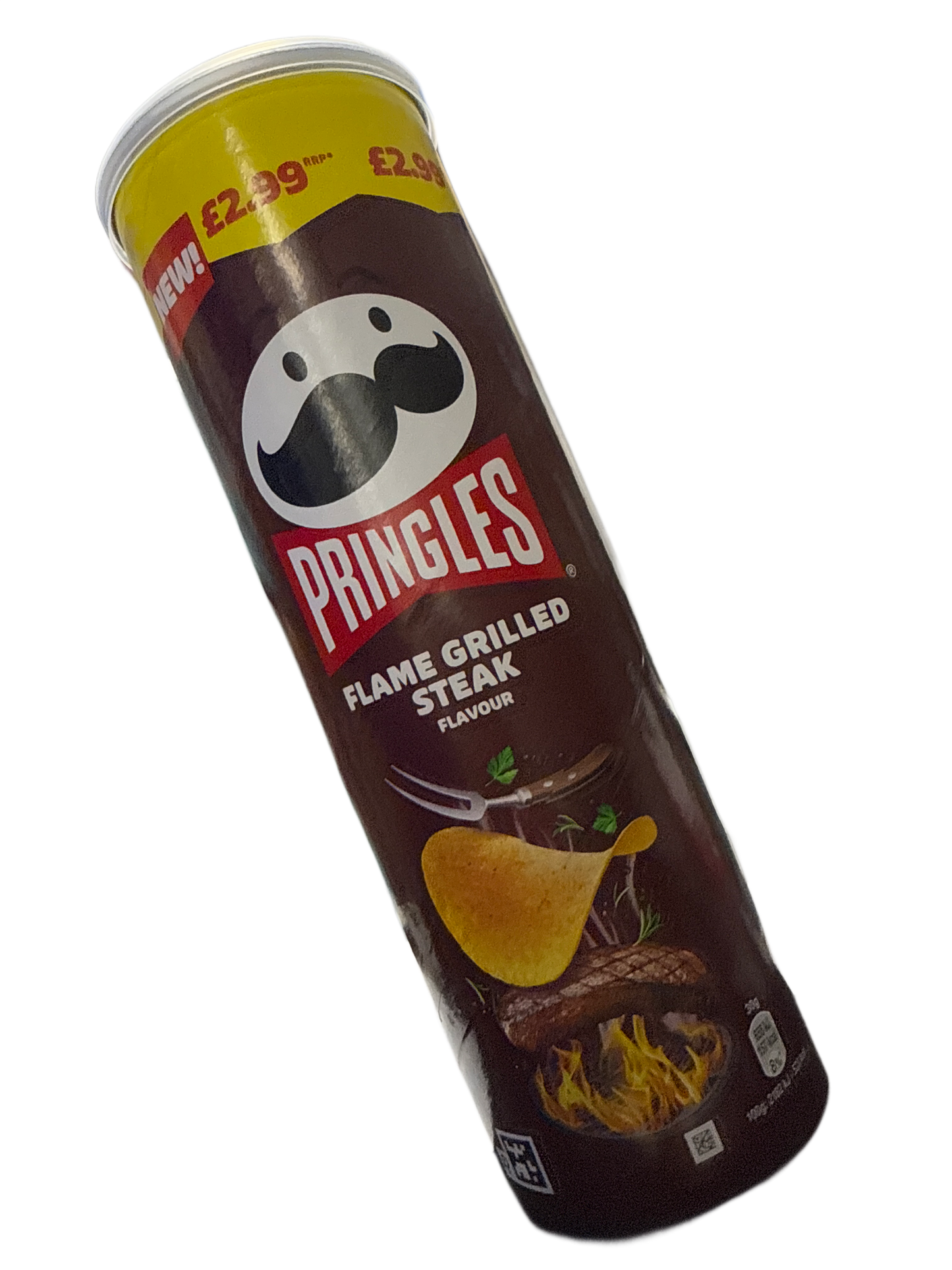 Pringles Flame Grilled Steak Flavour 165G - U.K Edition