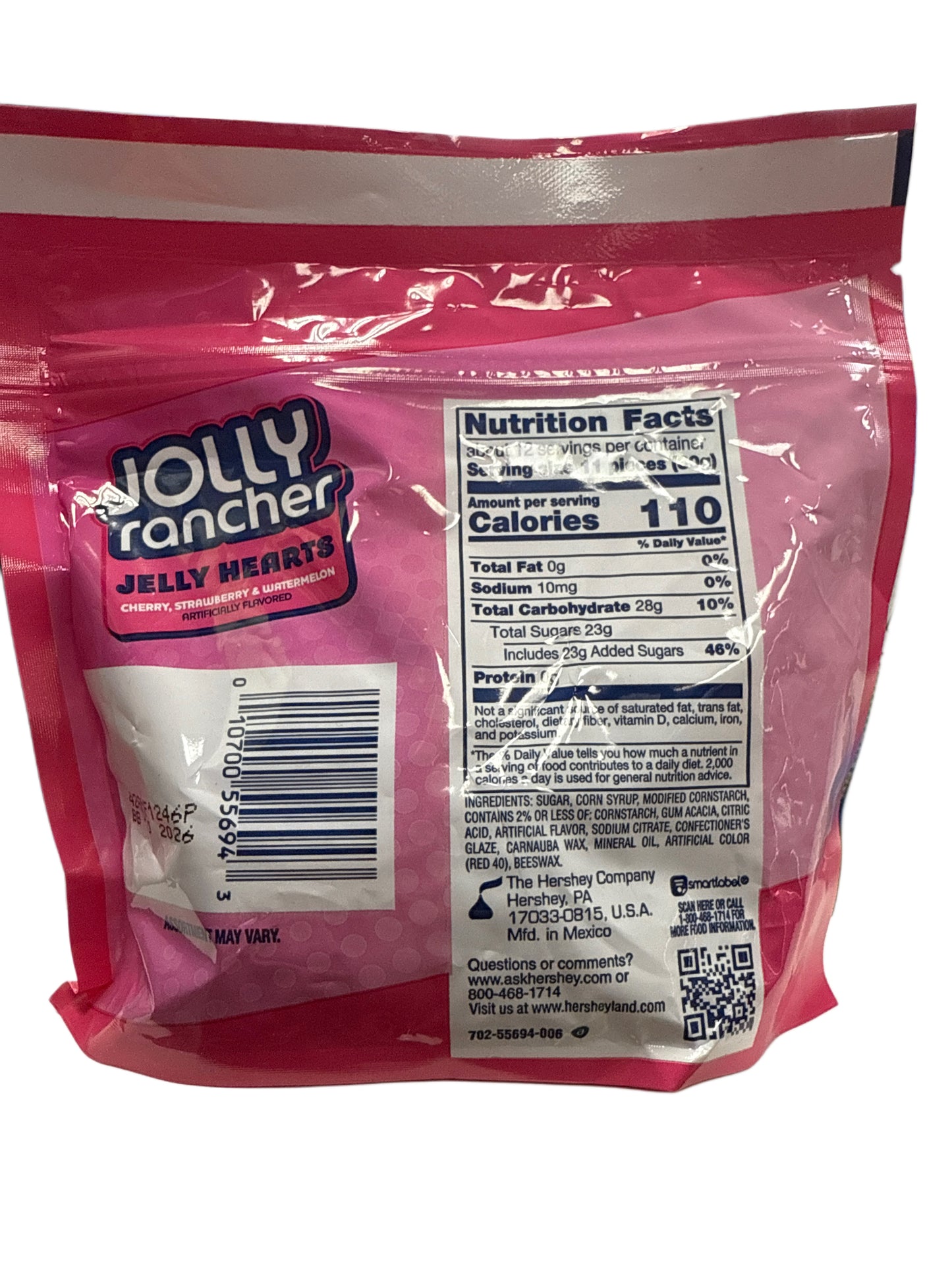 Jolly Rancher Jelly Hearts Candy 368G - U.S Edition
