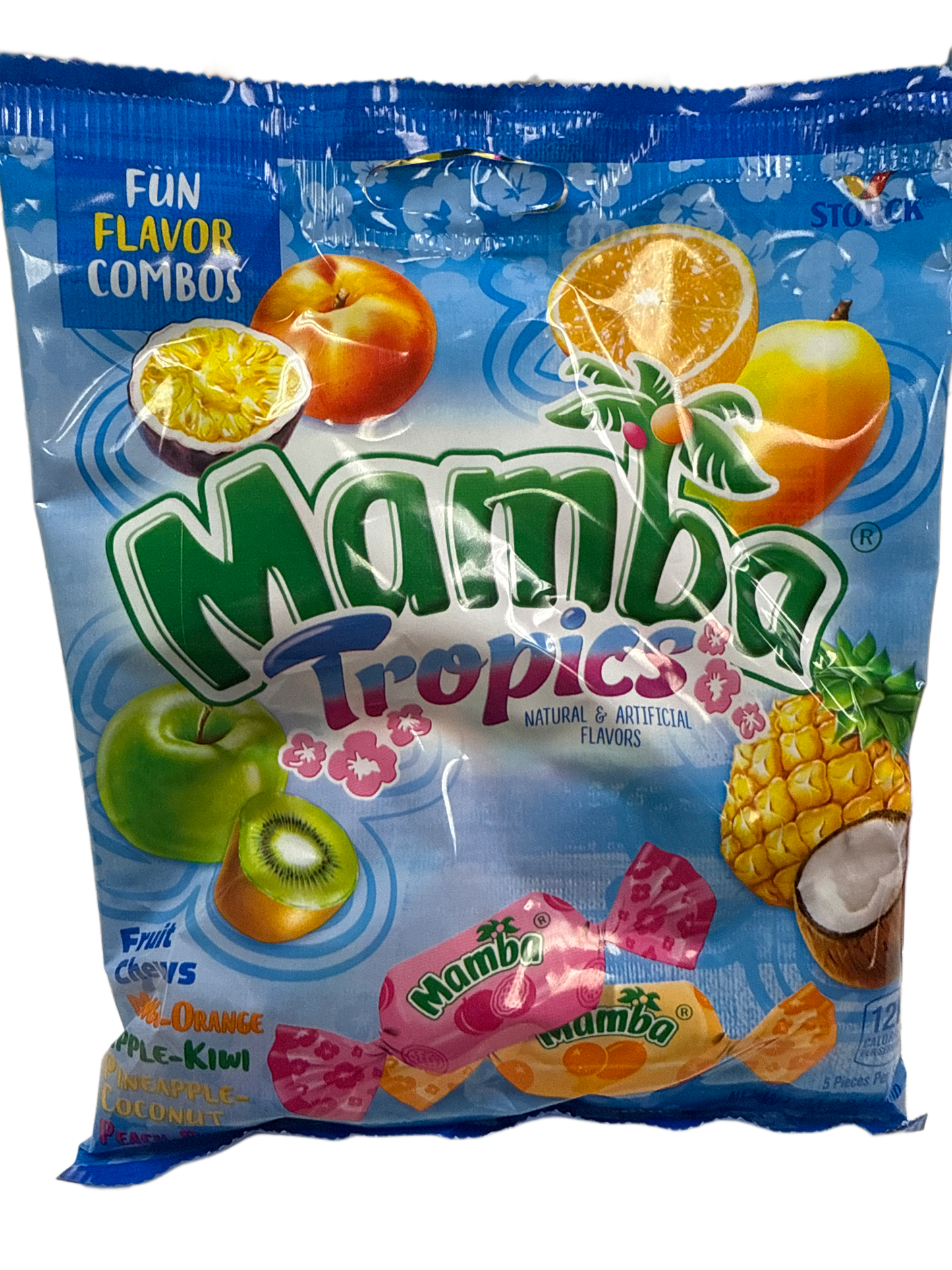 Mamba Tropics Chewy Candy 100G - U.S Edition