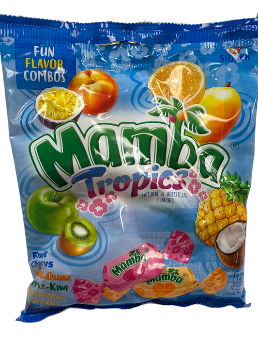 Mamba Tropics Chewy Candy 100G - U.S Edition