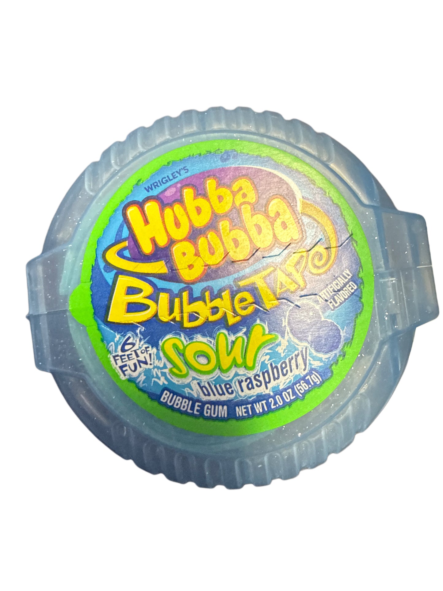 Hubba Bubba Sour Blue Raspberry Bubble Tape 56.7G - Mexico Edition
