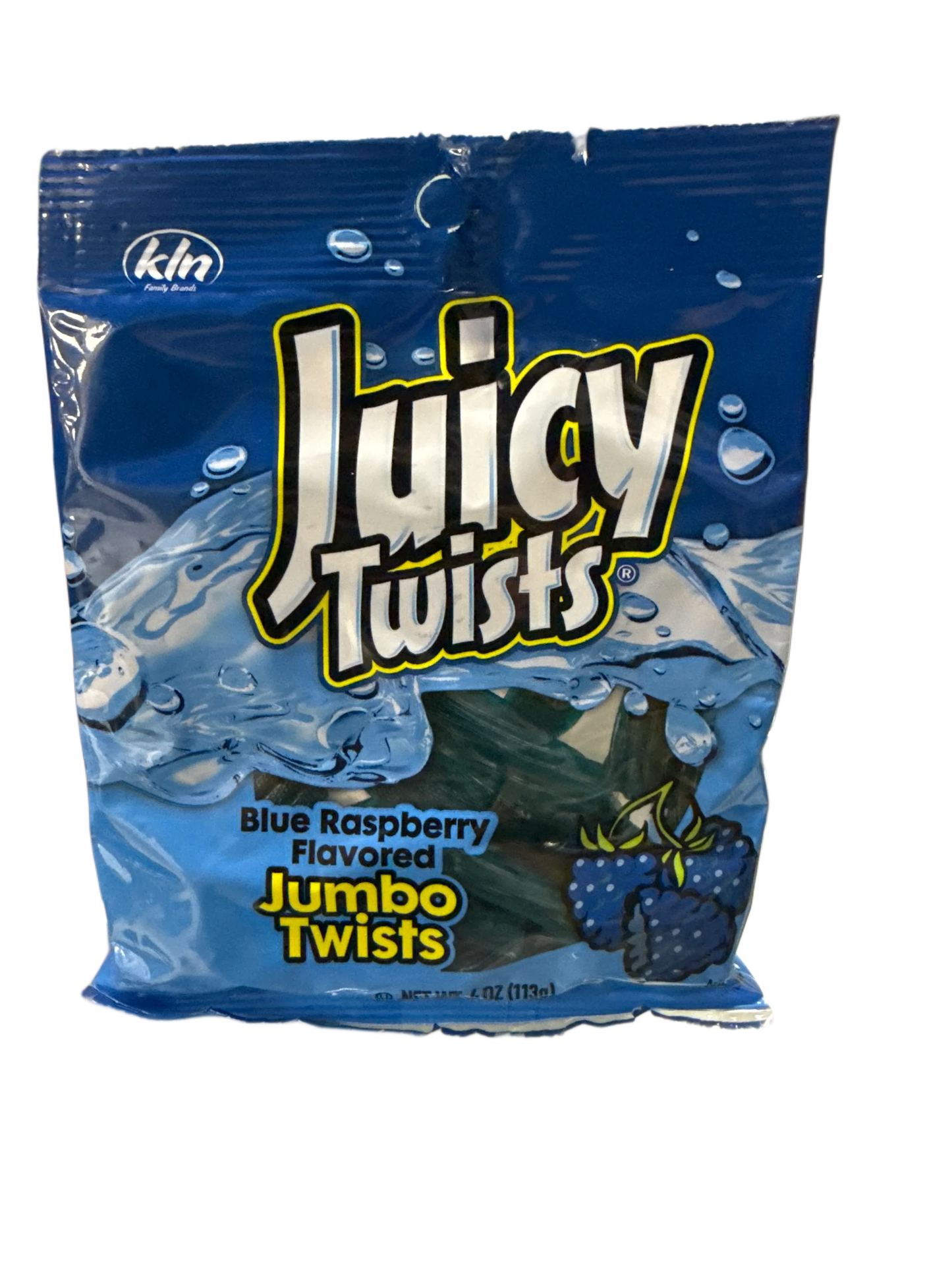 Juicy Twists Blue Raspberry Flavour Candy 113G - U.S Edition