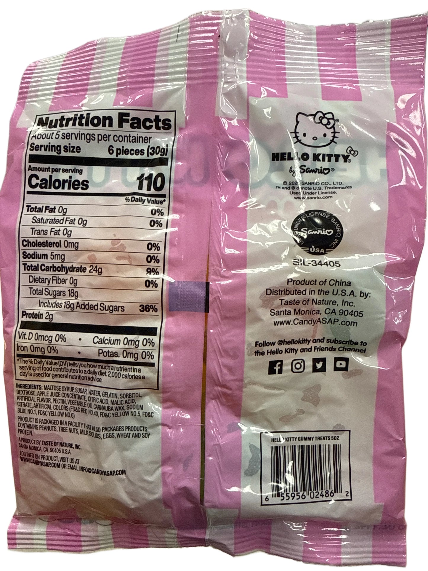 Hello Kitty Fruchtgummi-Leckereien 142G - US-Ausgabe