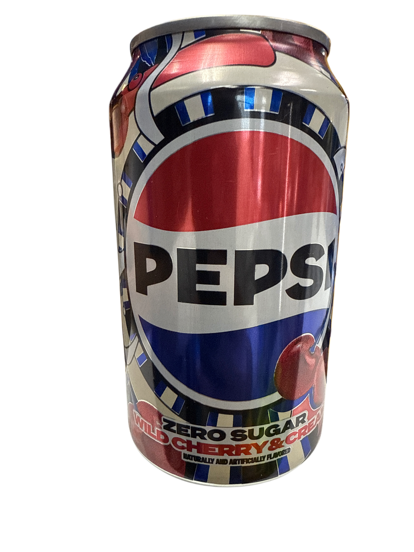 Pepsi Zero Sugar Wild Cherry And Cream 355ML - U.K Edition