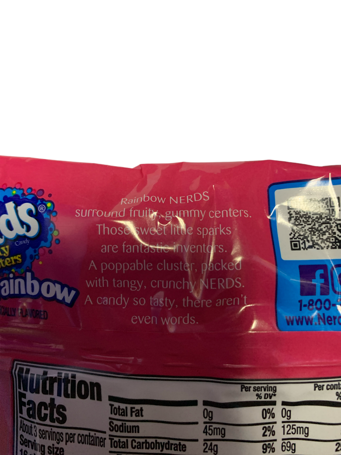 Nerds Gummy Clusters Rainbow Share Pack 30G - U.S Edition
