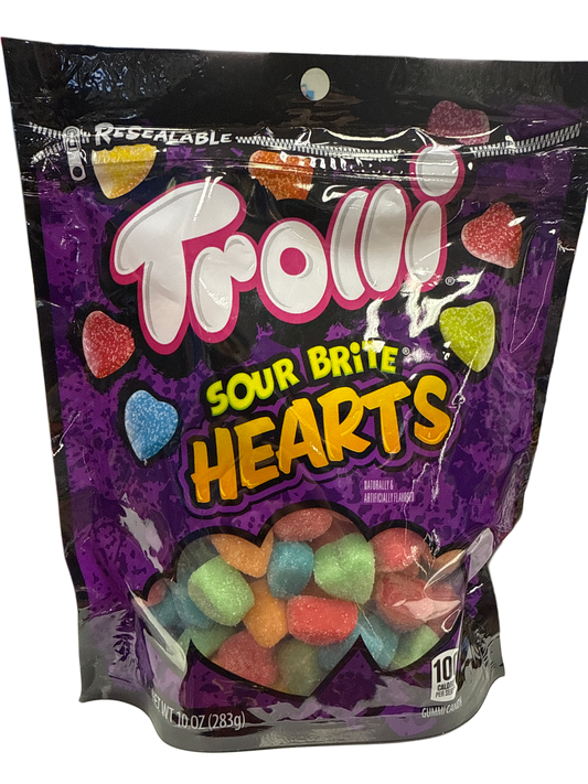 Trolli Sour Brite Hearts 283G - U.S Edition