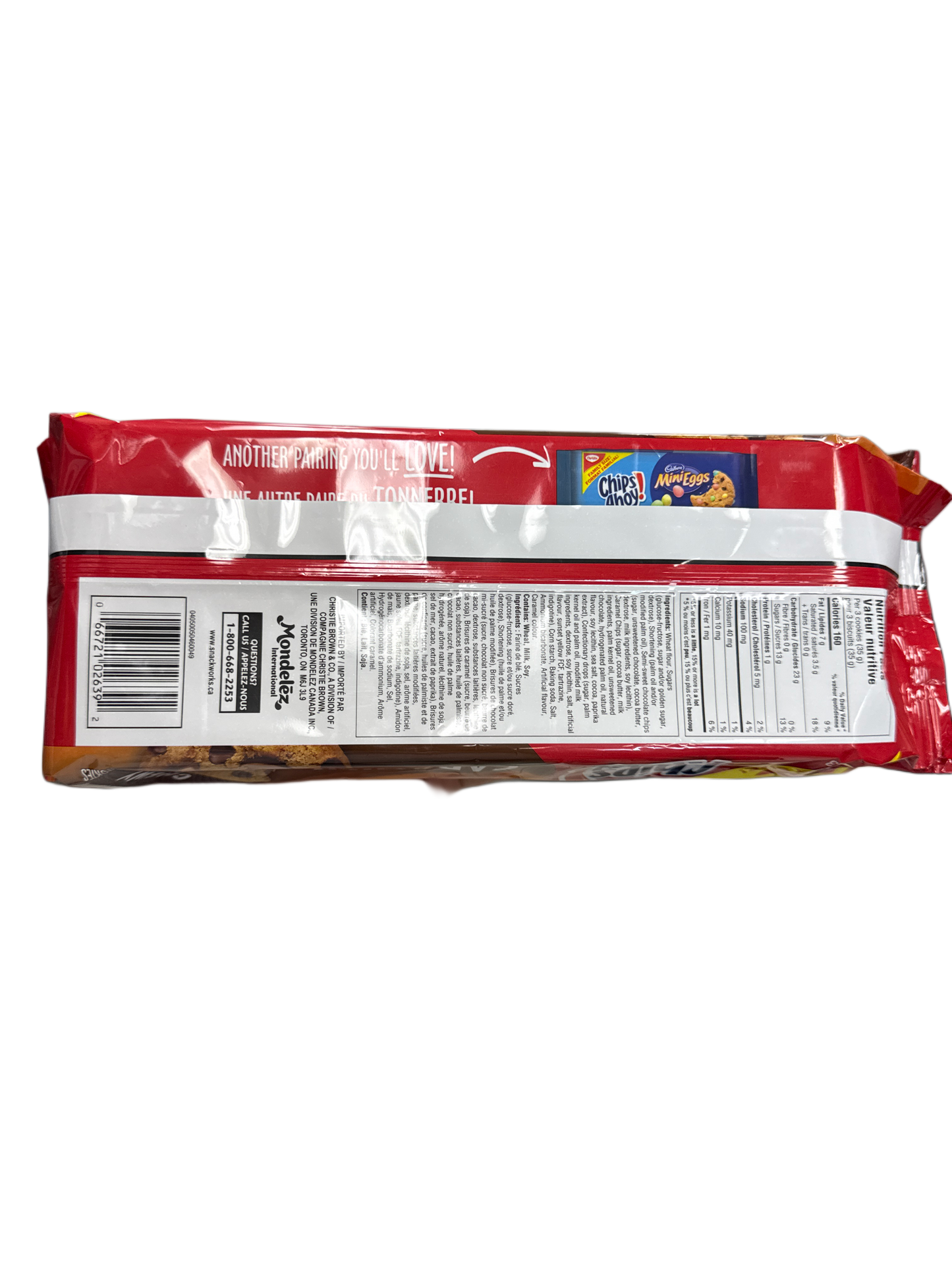 Chips Ahoy Chewy Tendres Taille Familiale Cadbury Caramilk Saveur 453G - Édition Canadienne