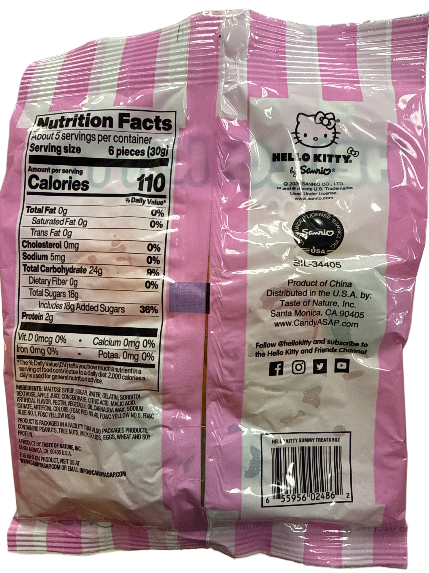 Hello Kitty Fruchtgummi-Leckereien 142G - US-Ausgabe