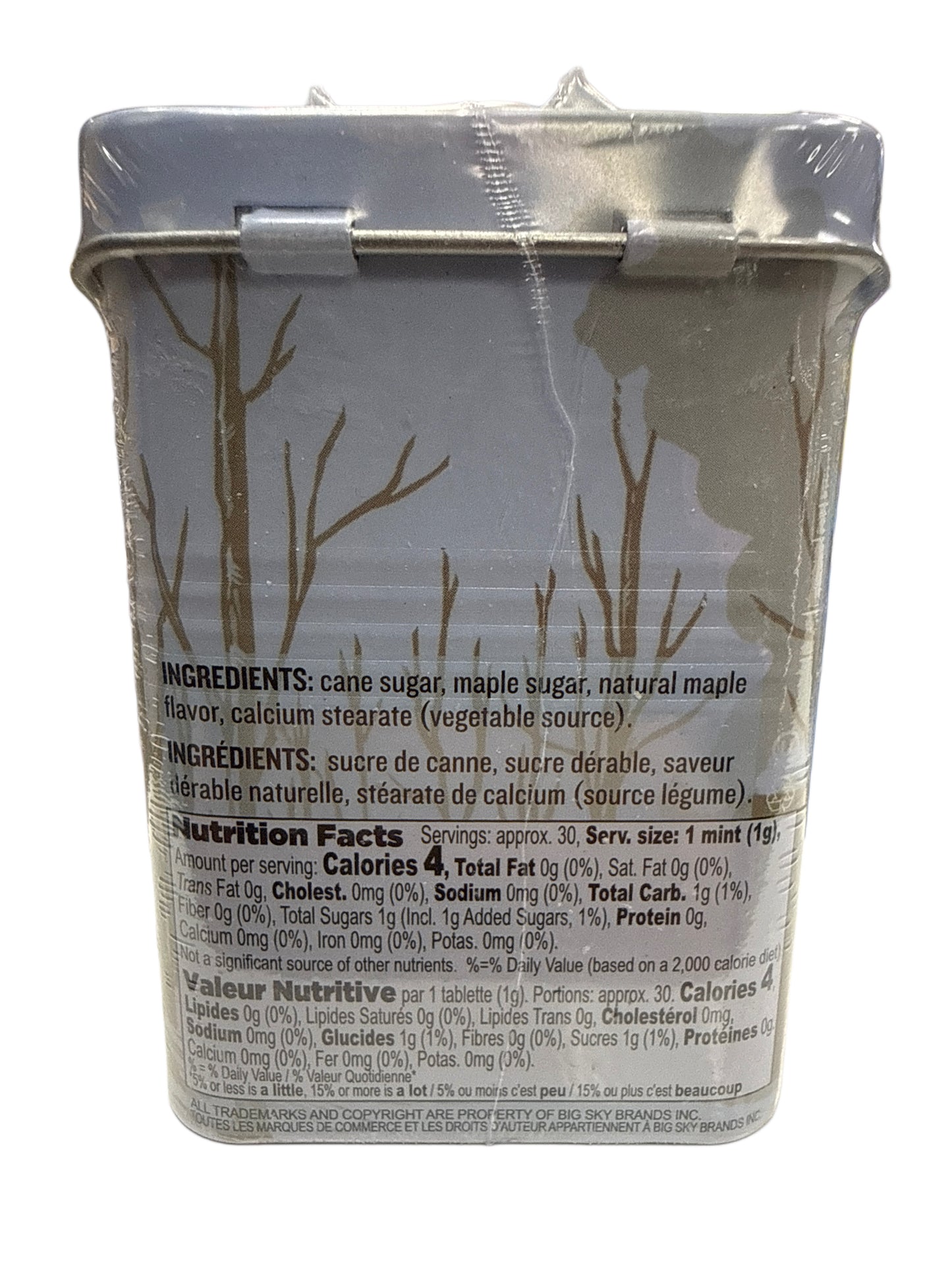 Pastylki z syropem klonowym Sugar Shack 30G - Wydanie kanadyjskie