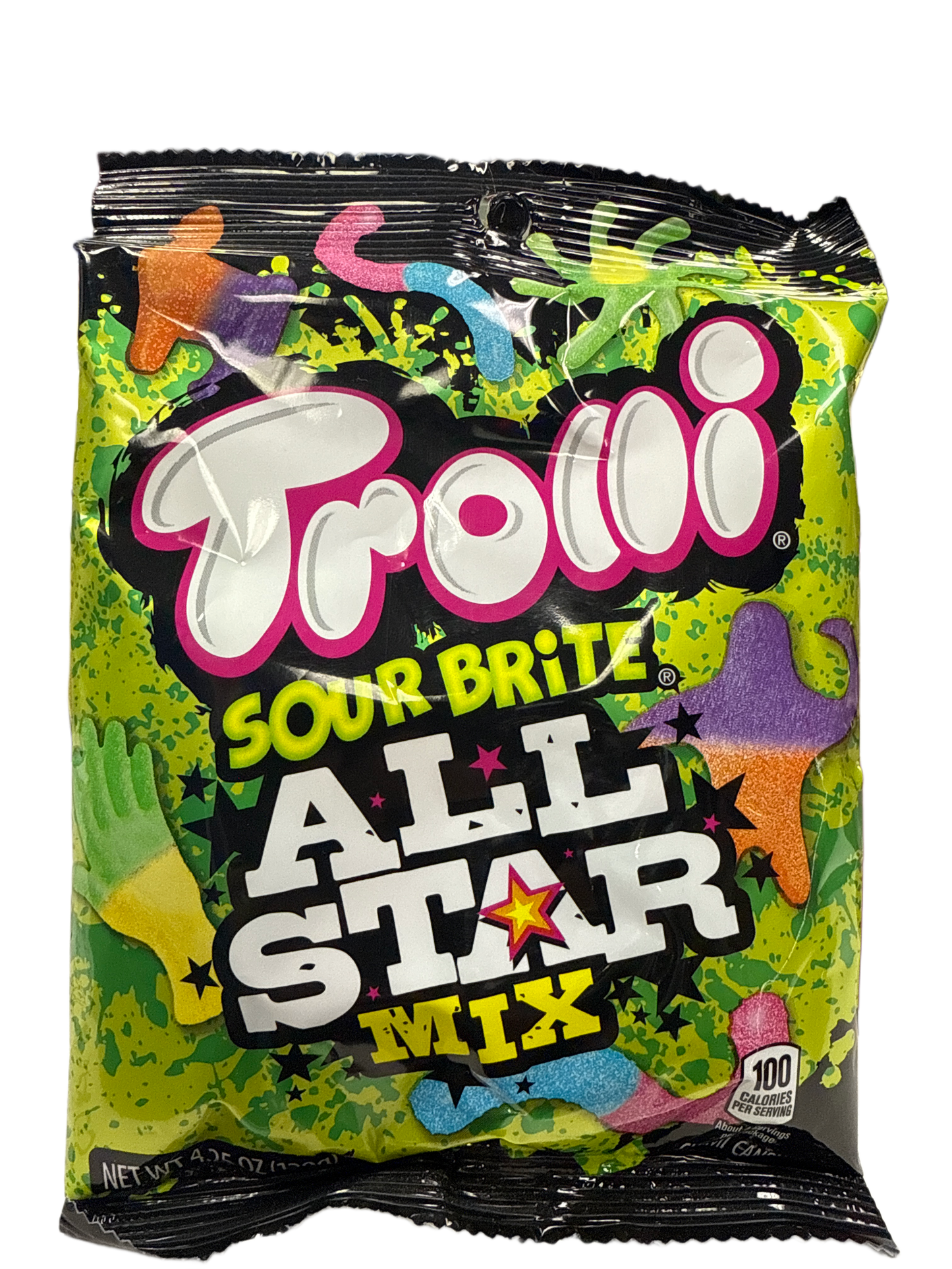Trolli Sour Brite All Star Mix Gummies 120G - U.S Edition
