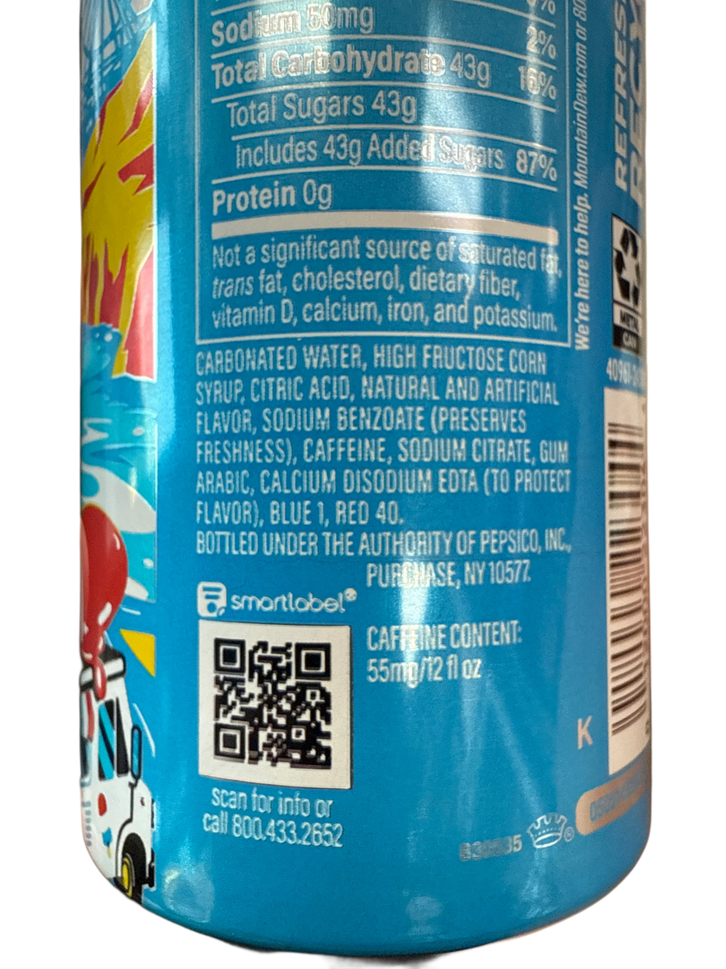 Mountain Dew Summer Freeze Can - 355 mL