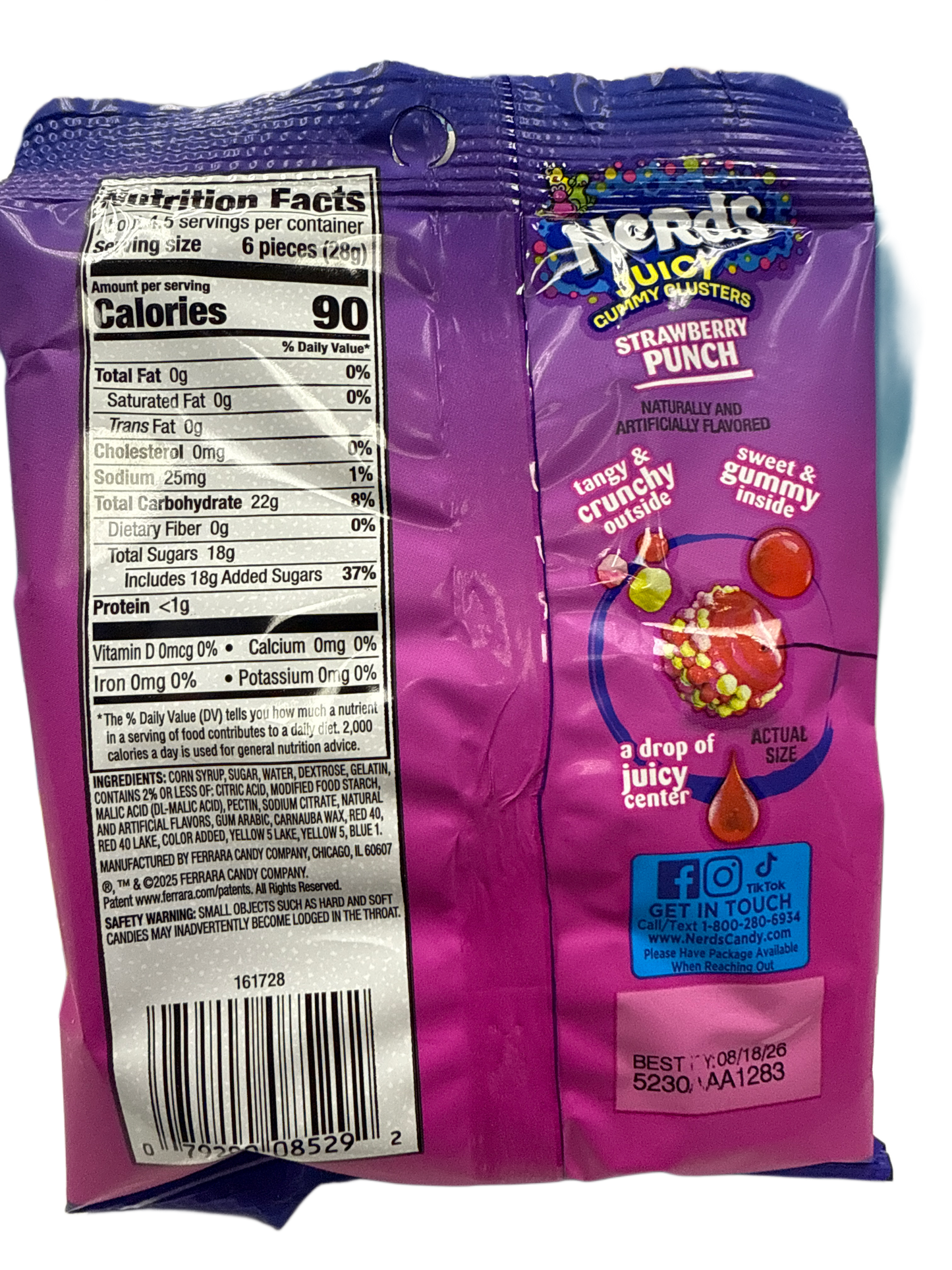 Nerds Juicy Gummy Clusters 127G - U.S Edition